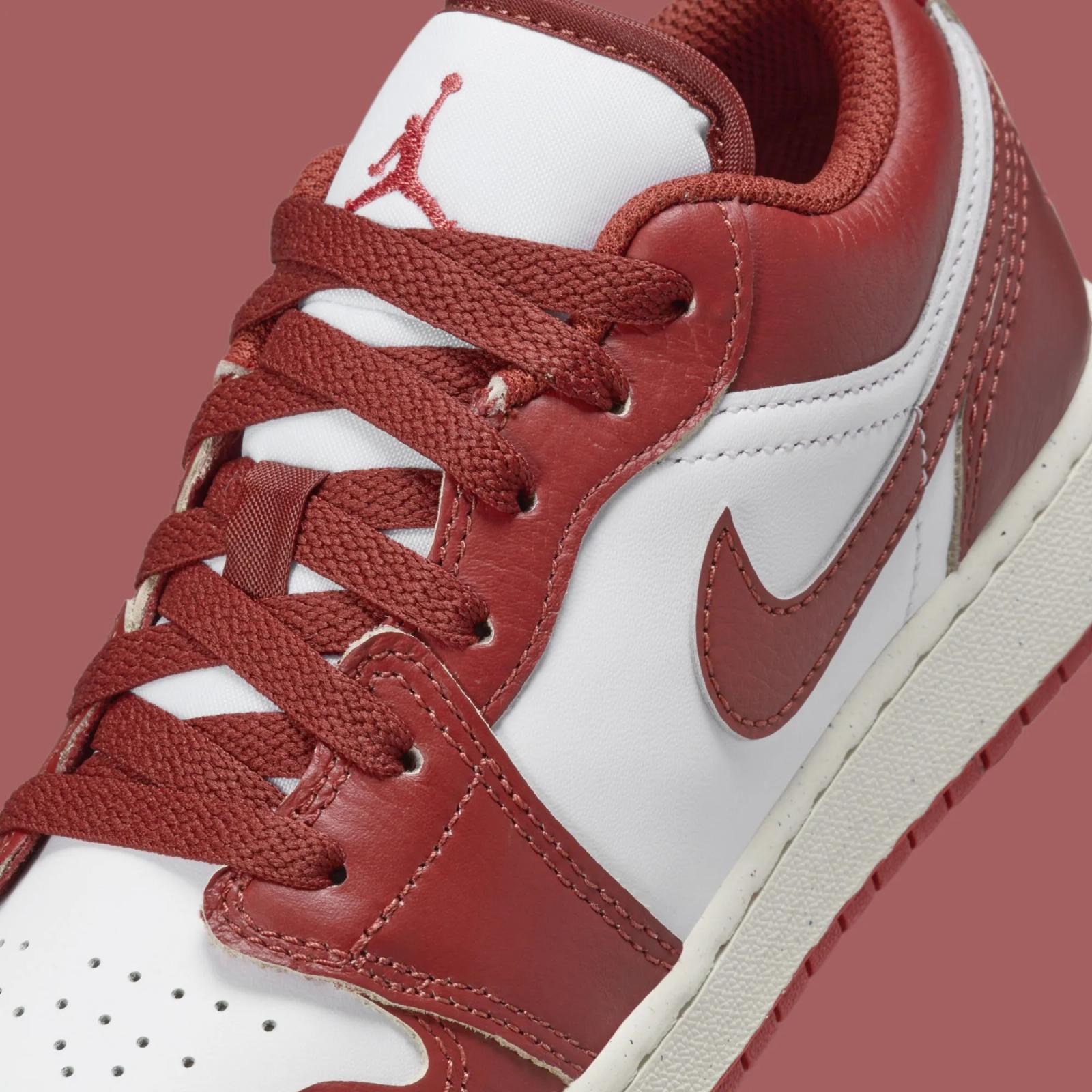 Air Jordan 1 Low GS Dune Red