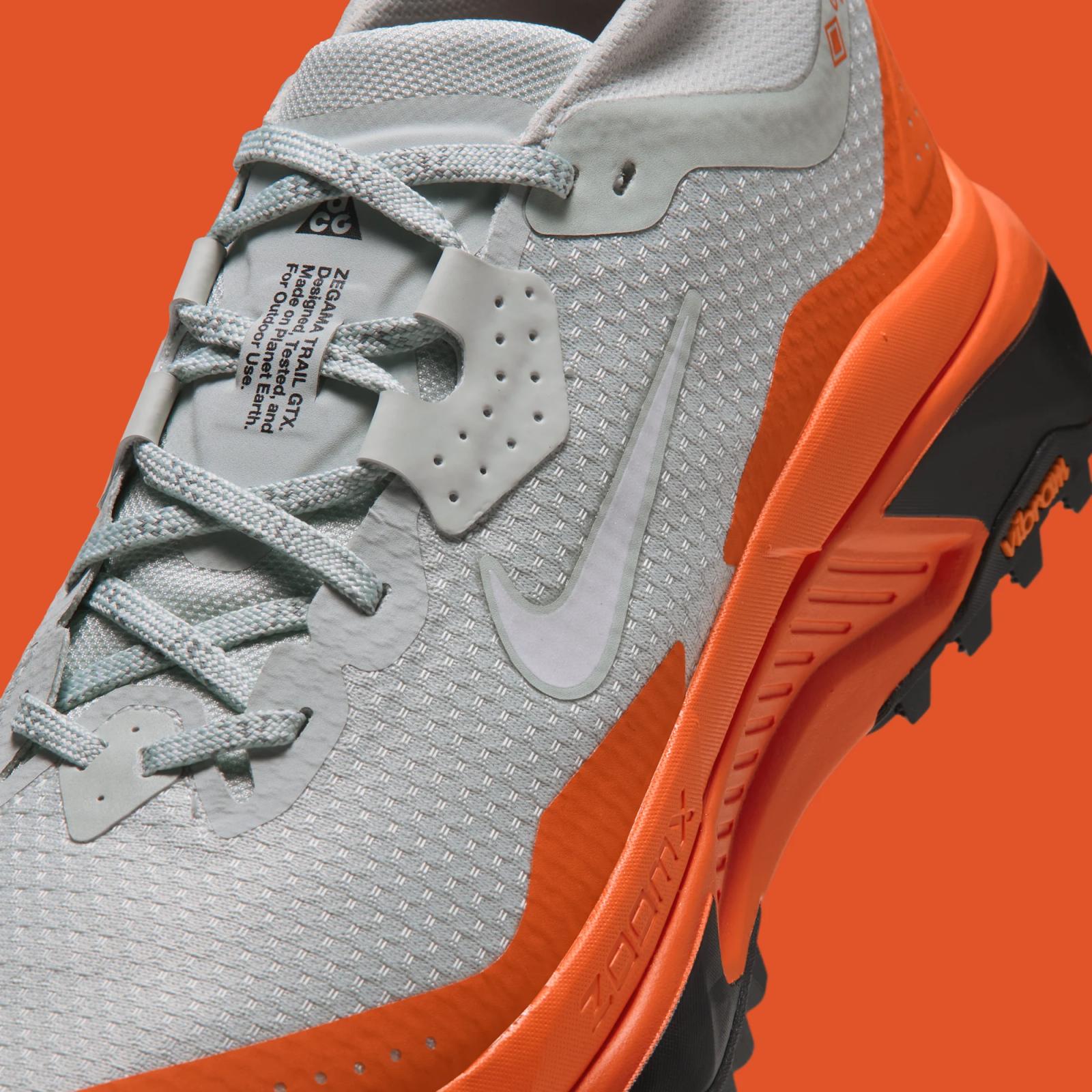 Nike ACG Zegama Trail Gore-Tex "Light Silver & Safety Orange" drops September 25th, 2026
