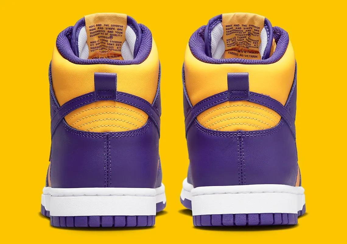 Nike Dunk High Purple Yellow