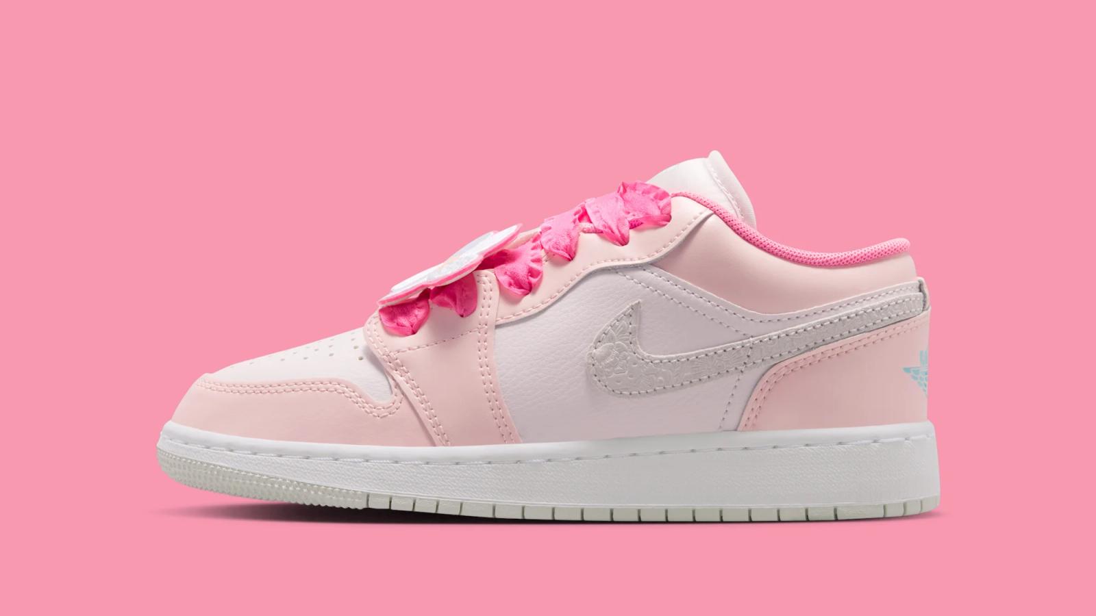 Air Jordan 1 Low SE GS "Pink Bloom" drops April 1st, 2026