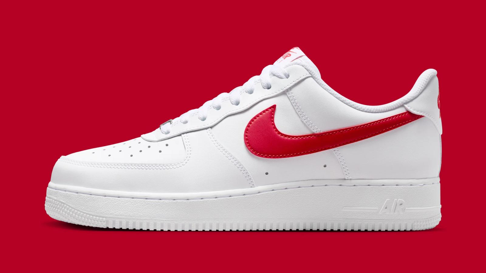 Nike Air Force 1 Low "White & University Red" drops in 2026