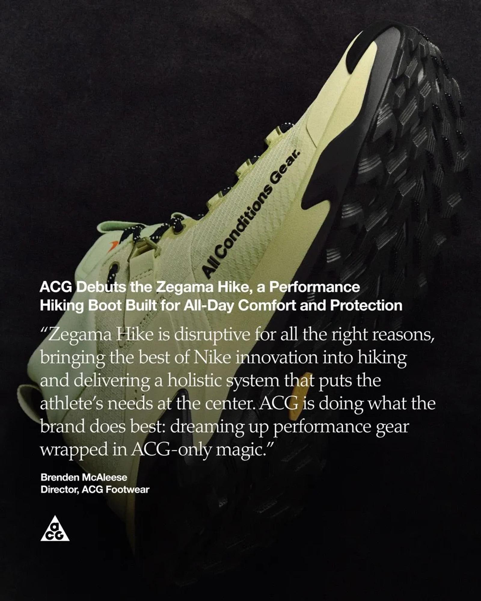 ACG Debuts the Zegama Hike, a Performance Hiking Boot Built for All-Day Comfort and Protection