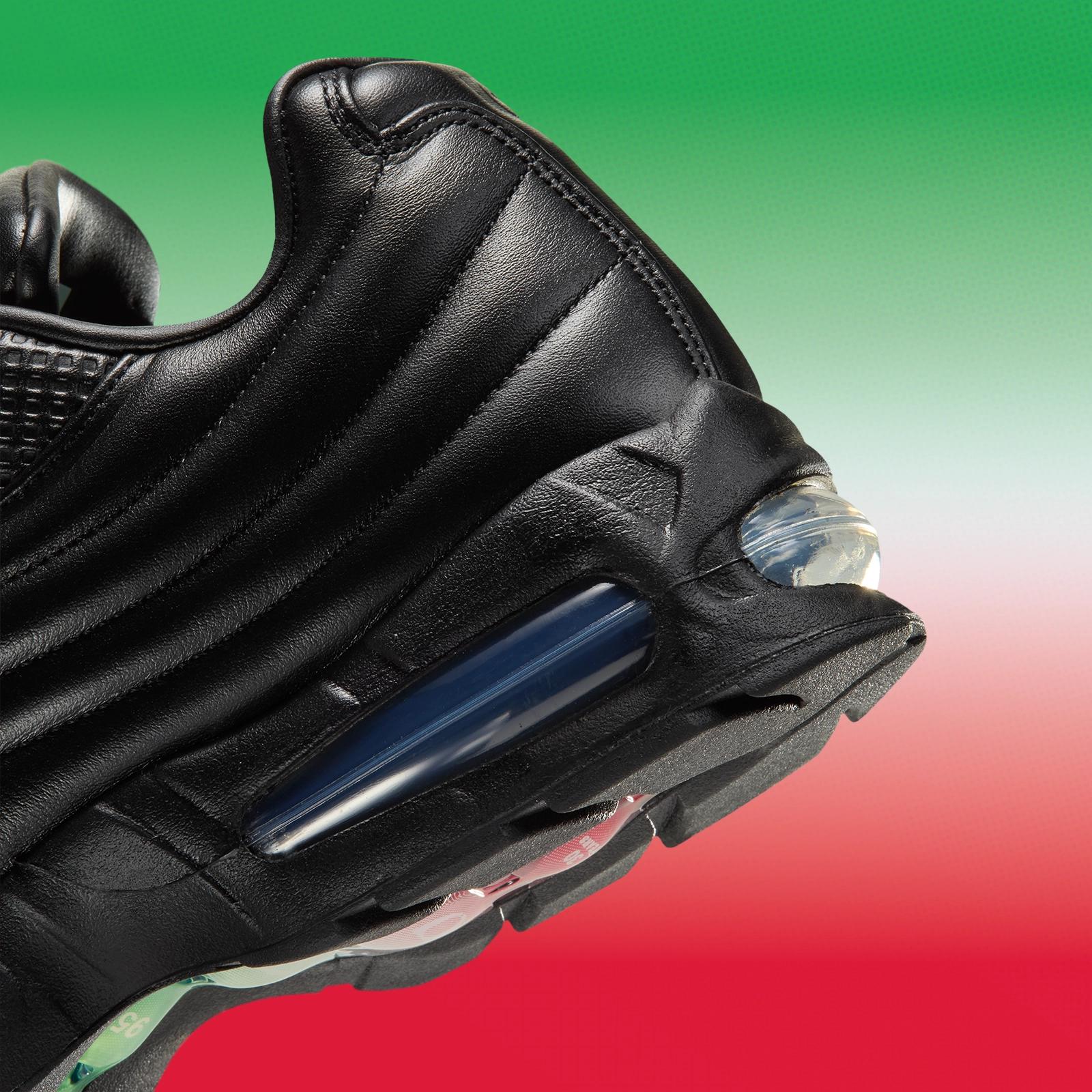 One Block Down x Nike Air Max 95 Big Bubble Lux "Black" drops in 2026