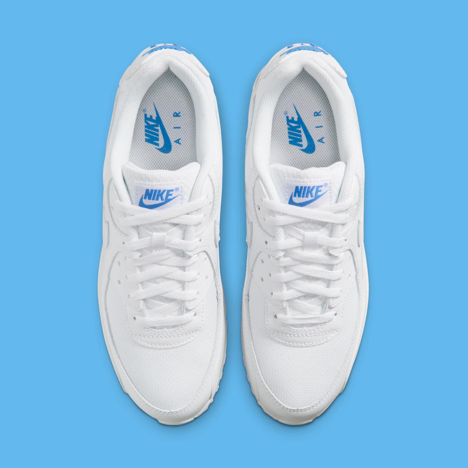Nike Air Max 90 "White & Blue Crystal" drops May 1st, 2026