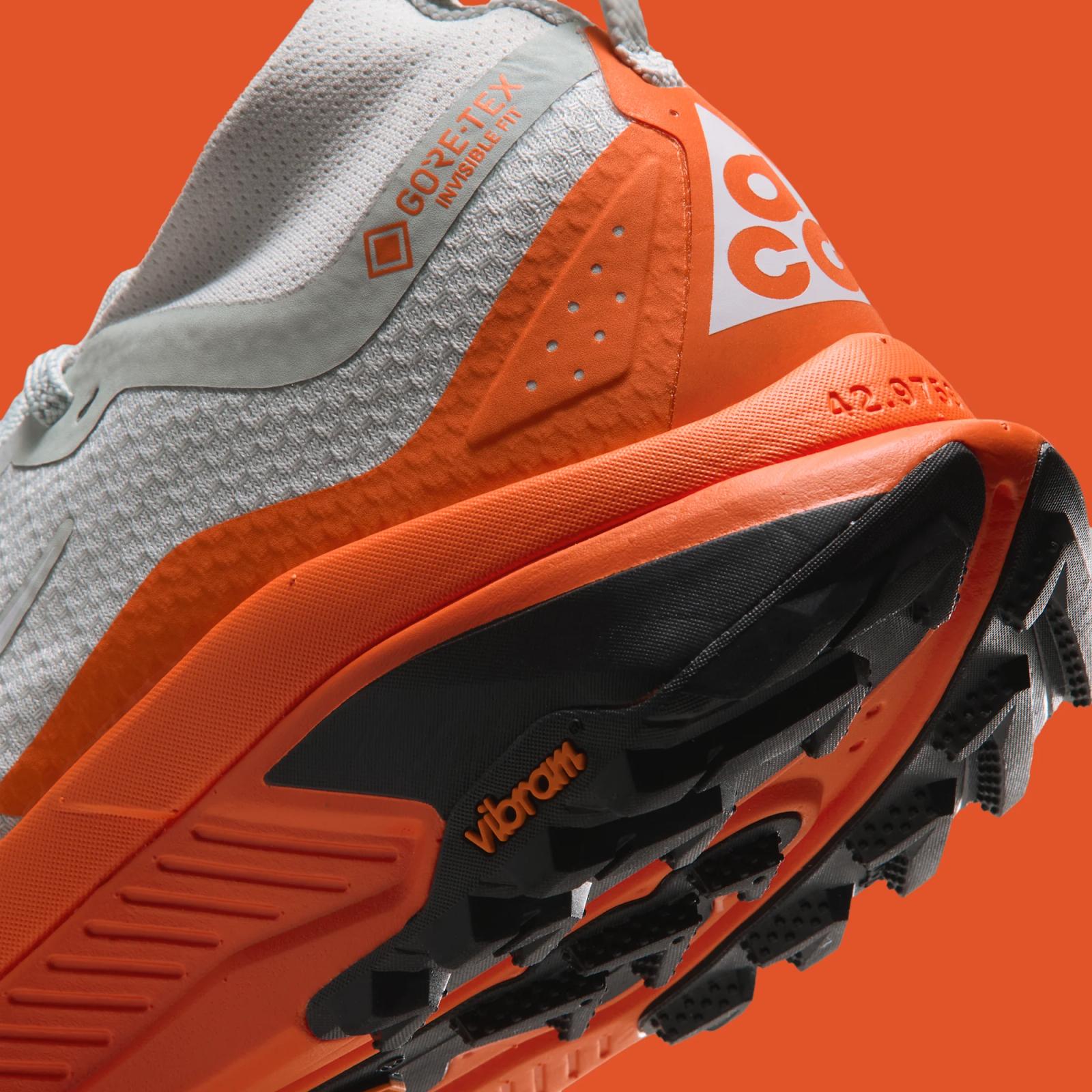 Nike ACG Zegama Trail Gore-Tex "Light Silver & Safety Orange" drops September 25th, 2026