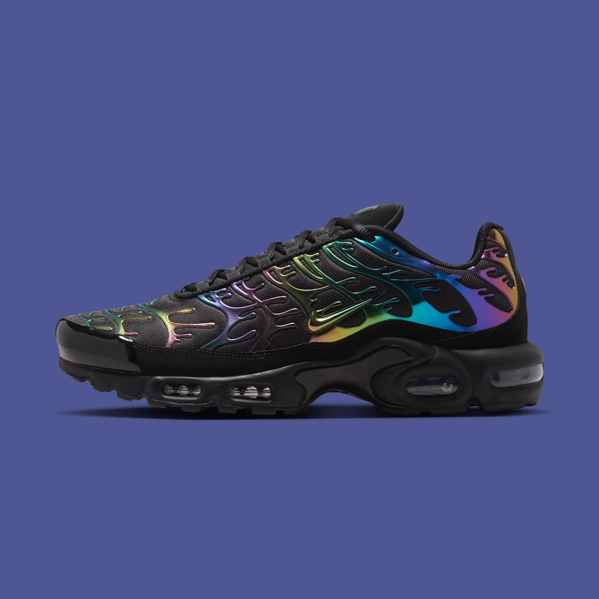 Nike Air Max Plus OG Premium "Black & Multi-Color" drops August 1st, 2026