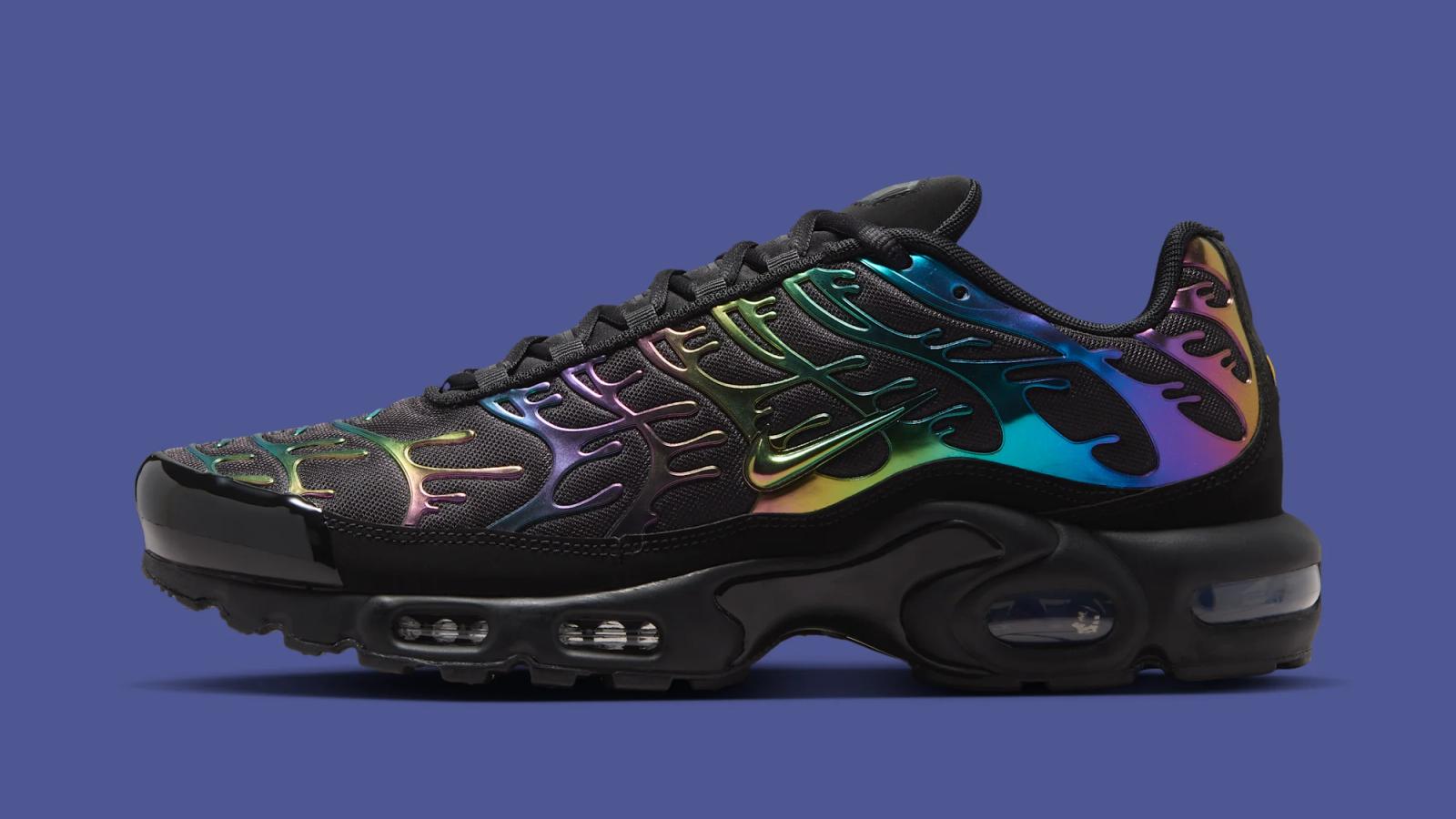 Nike Air Max Plus OG Premium "Black & Multi-Color" drops August 1st, 2026