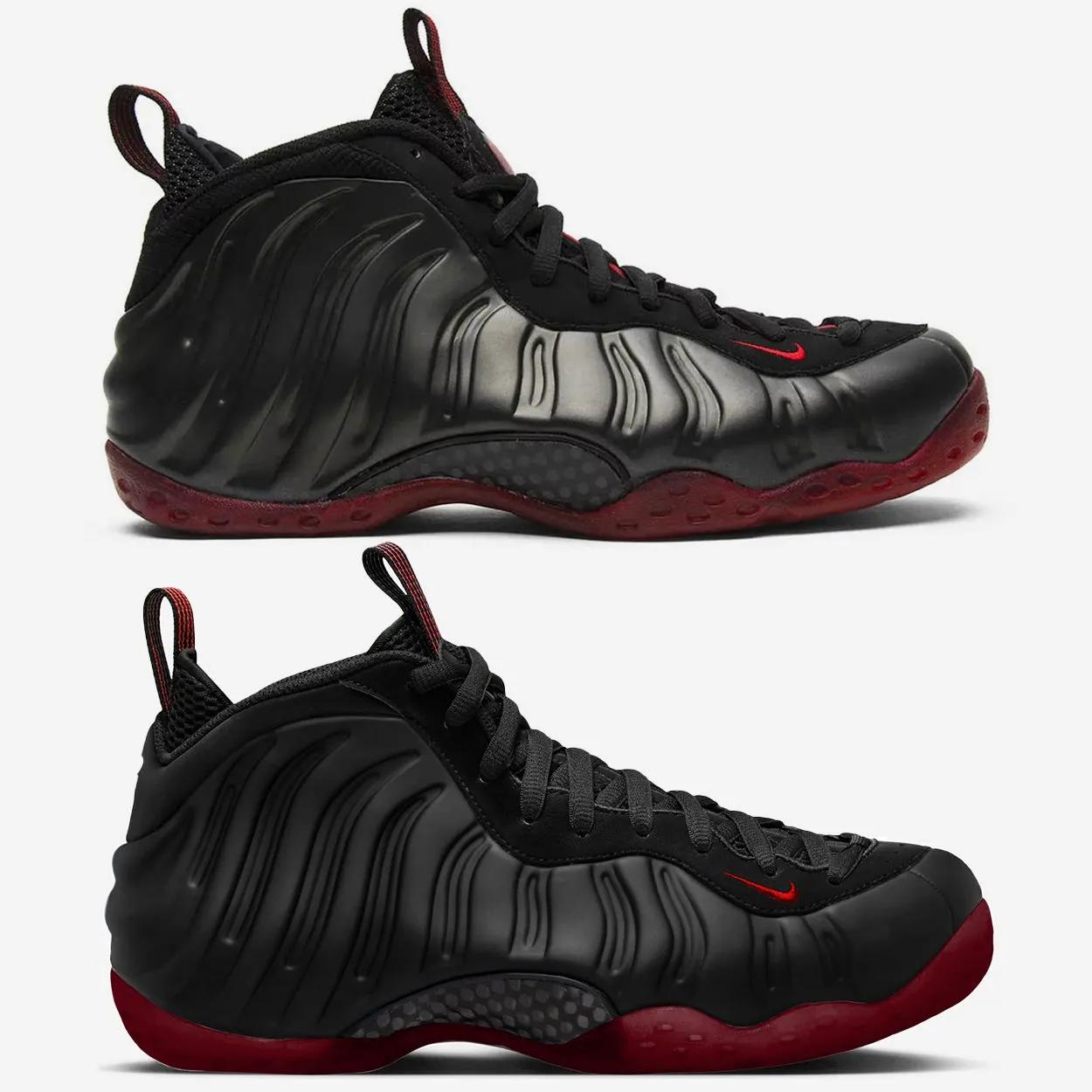Nike Air Foamposite One Cough Drop 2013 (314996-006) vs 2025 (IB2219-001)