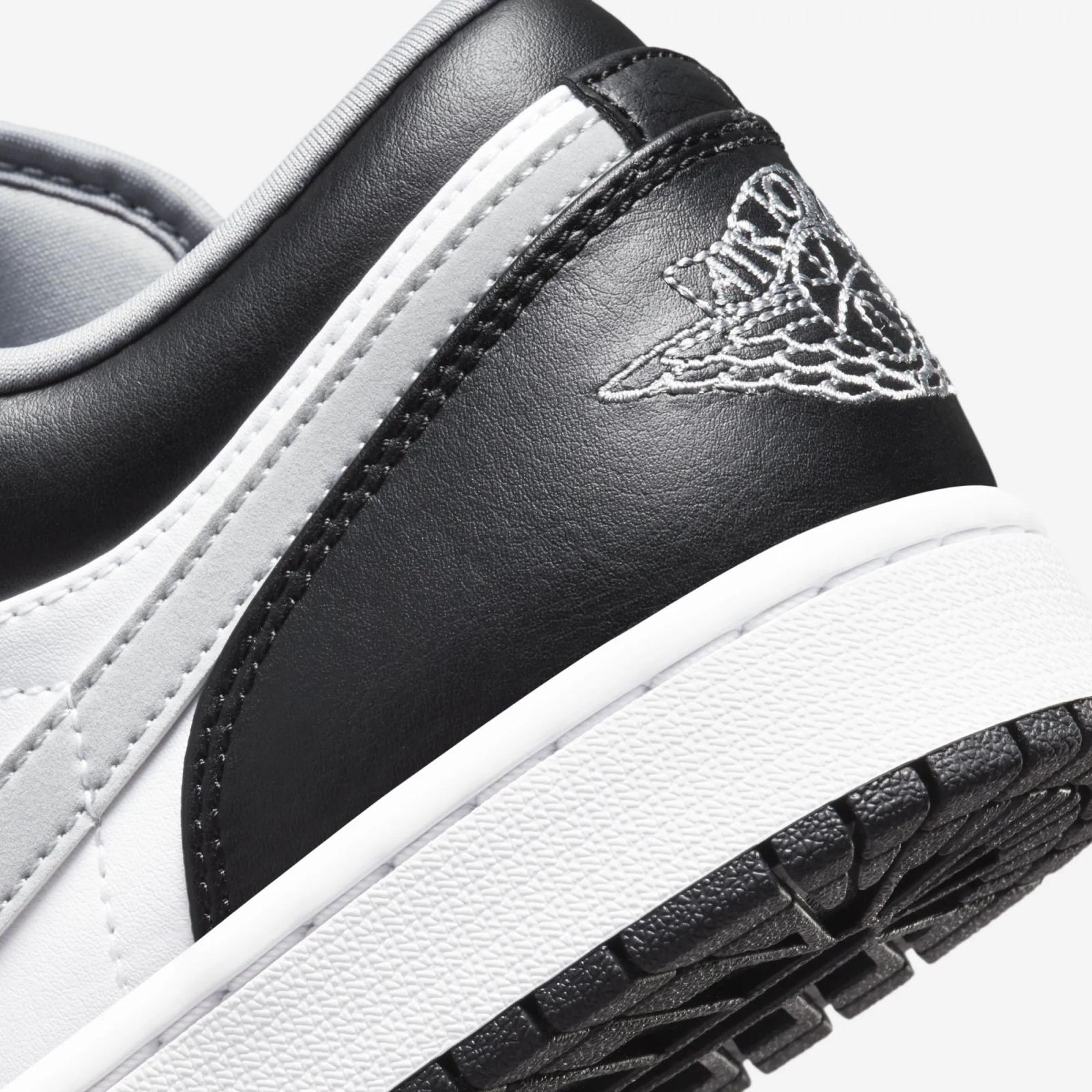 Air Jordan 1 Low Black / White / Grey 553558-040 Restock 2025