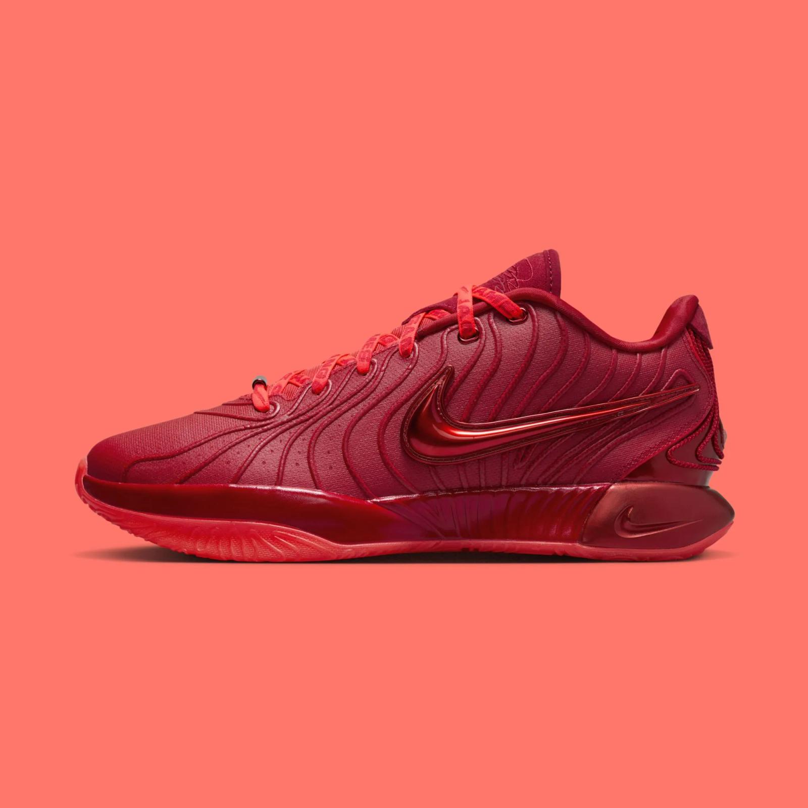 Nike LeBron 21 âBright Crimson / Gym Redâ