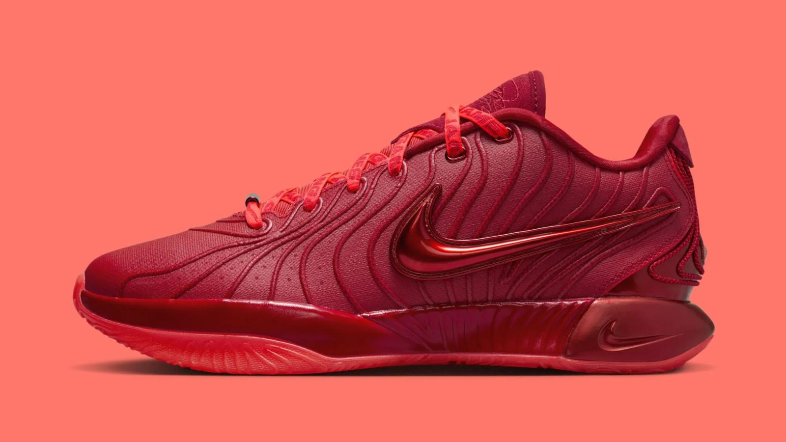 Nike LeBron 21 âBright Crimson / Gym Redâ