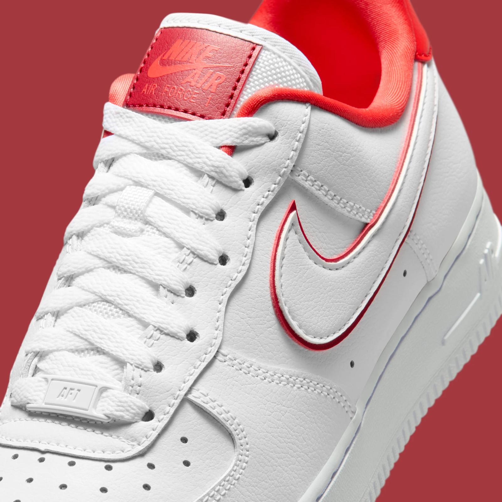 Nike Air Force 1 Low W "White & Tough Red" drops in 2026