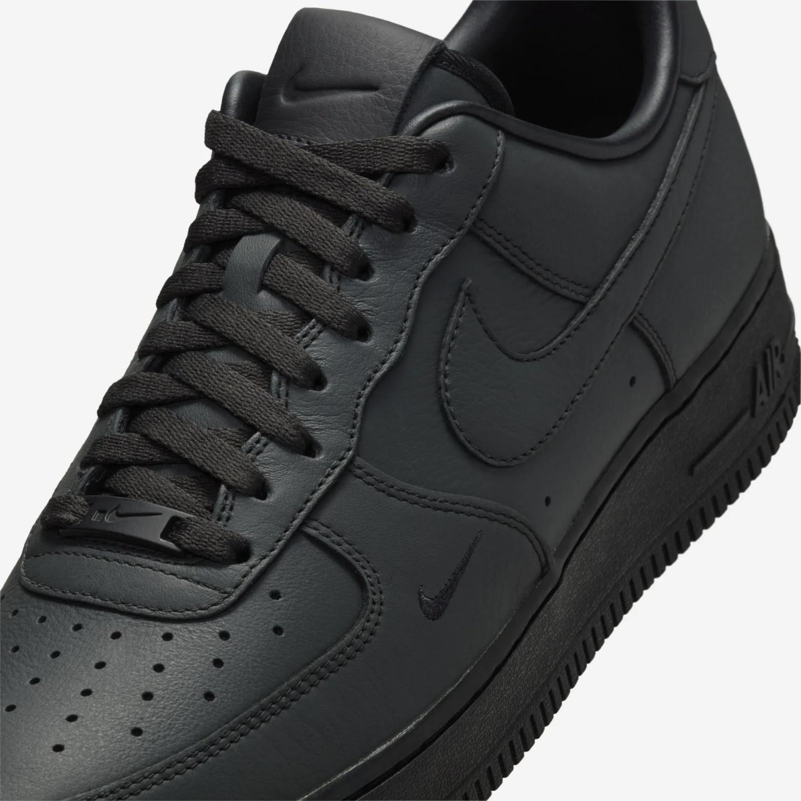 Nike Air Force 1 Low Triple Black .SWOOSH HJ9348-001 Release Date 2025