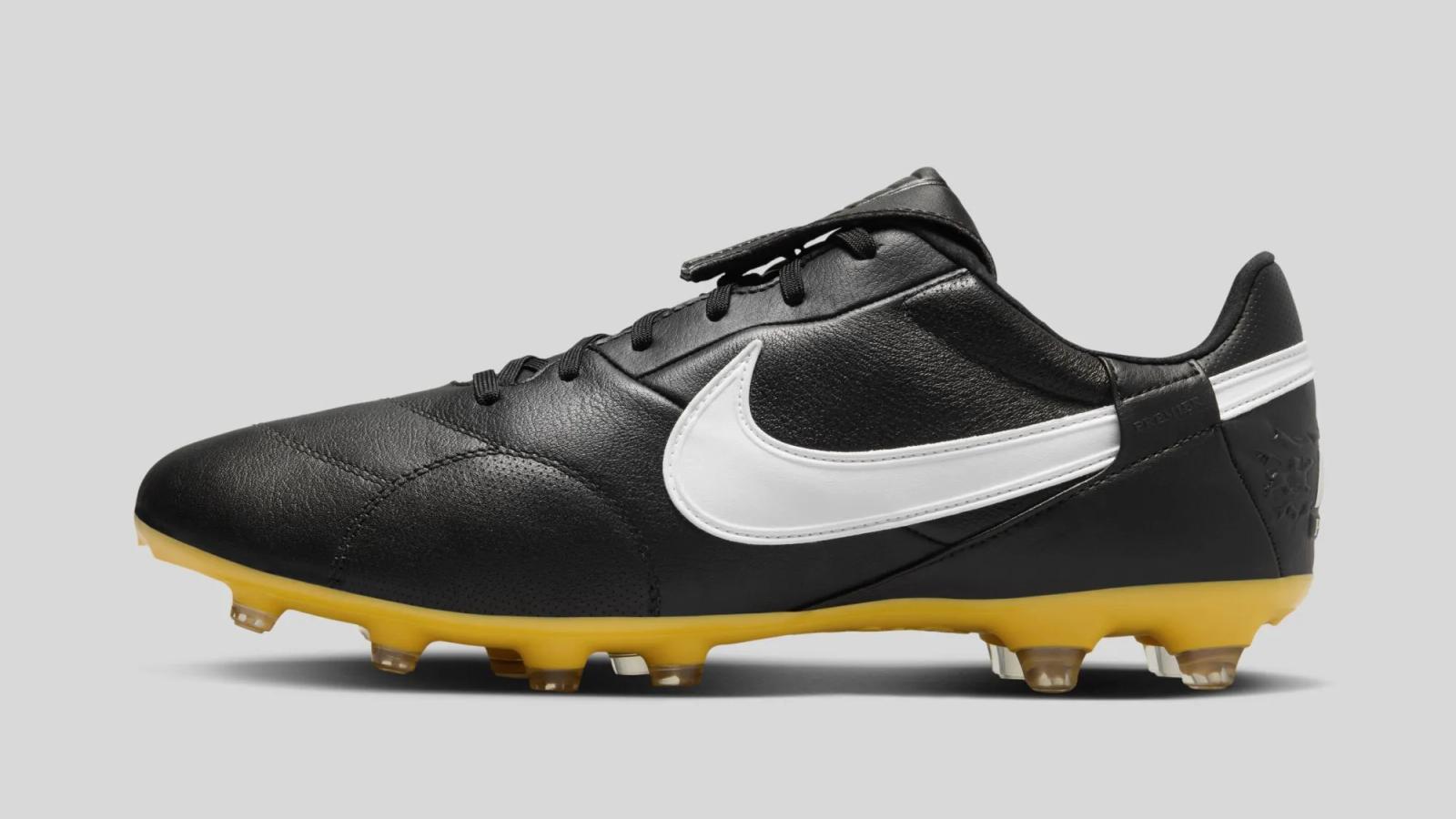 Nike Premier 3 FG Black White Amarillo