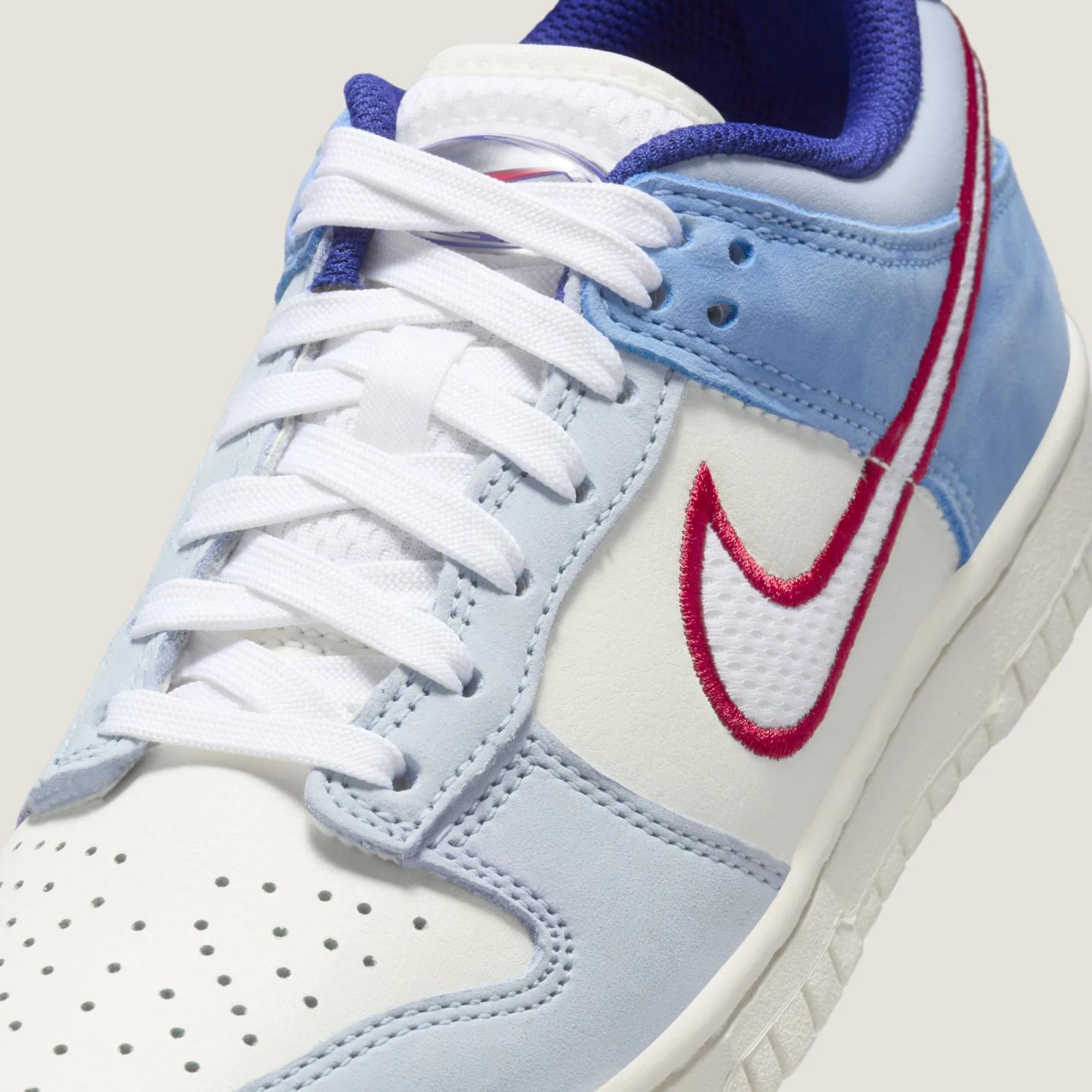 Nike Dunk Low GS Light Armoury Blue Gym Red