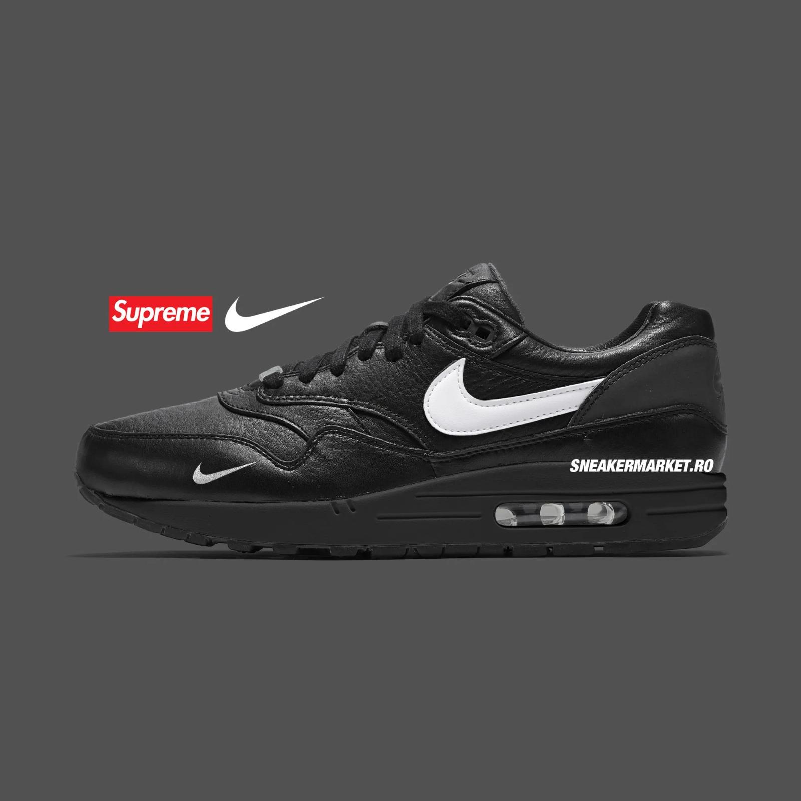 Supreme x Nike Air Max 1 '87 SP Black / White HF8813-001