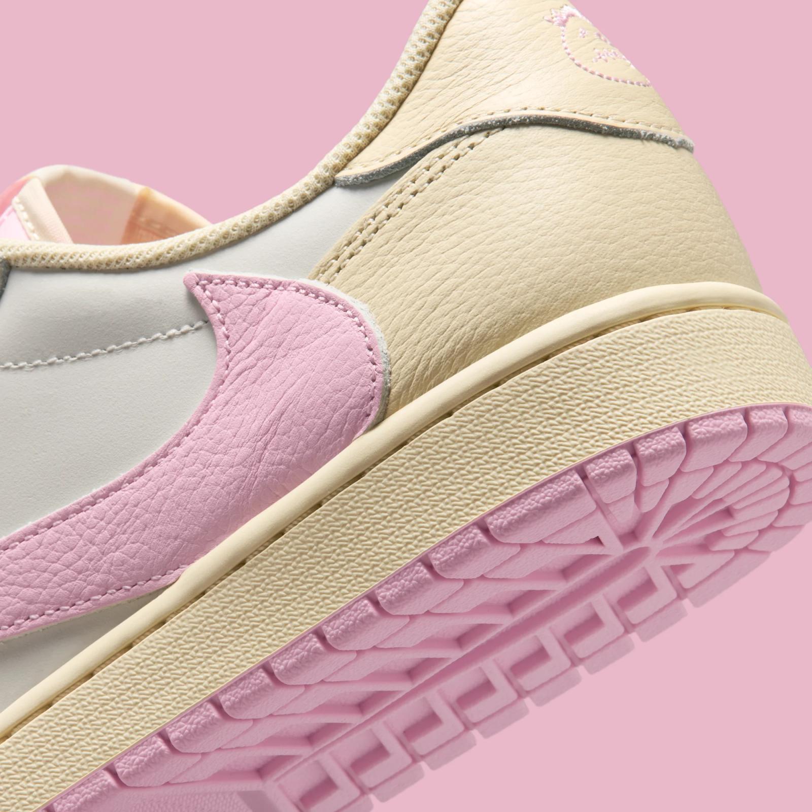 Travis Scott x Air Jordan 1 Retro Low OG “Muslin & Shy Pink” releasing in 2026
