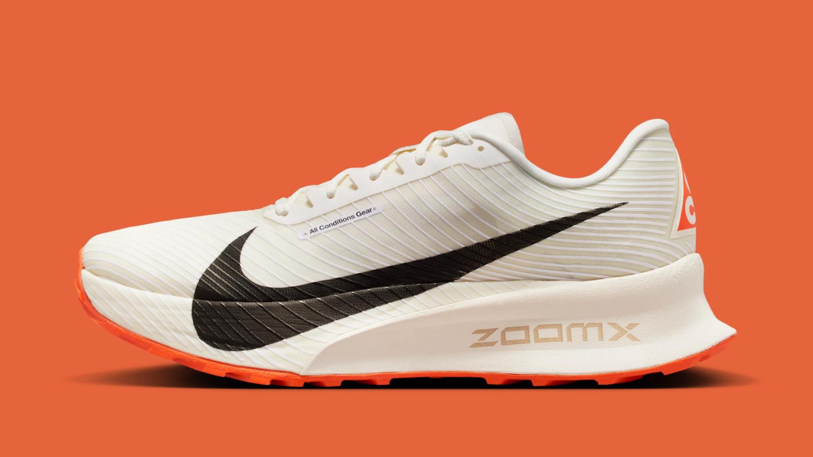 Nike ACG Ultrafly Trail "Sail & Safety Orange" drops in 2026