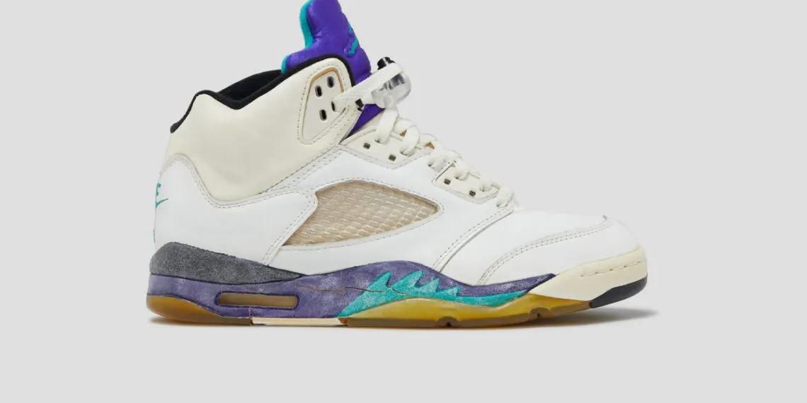 Air Jordan 5 Grape 1990 White Grape Ice New Emerald 4490