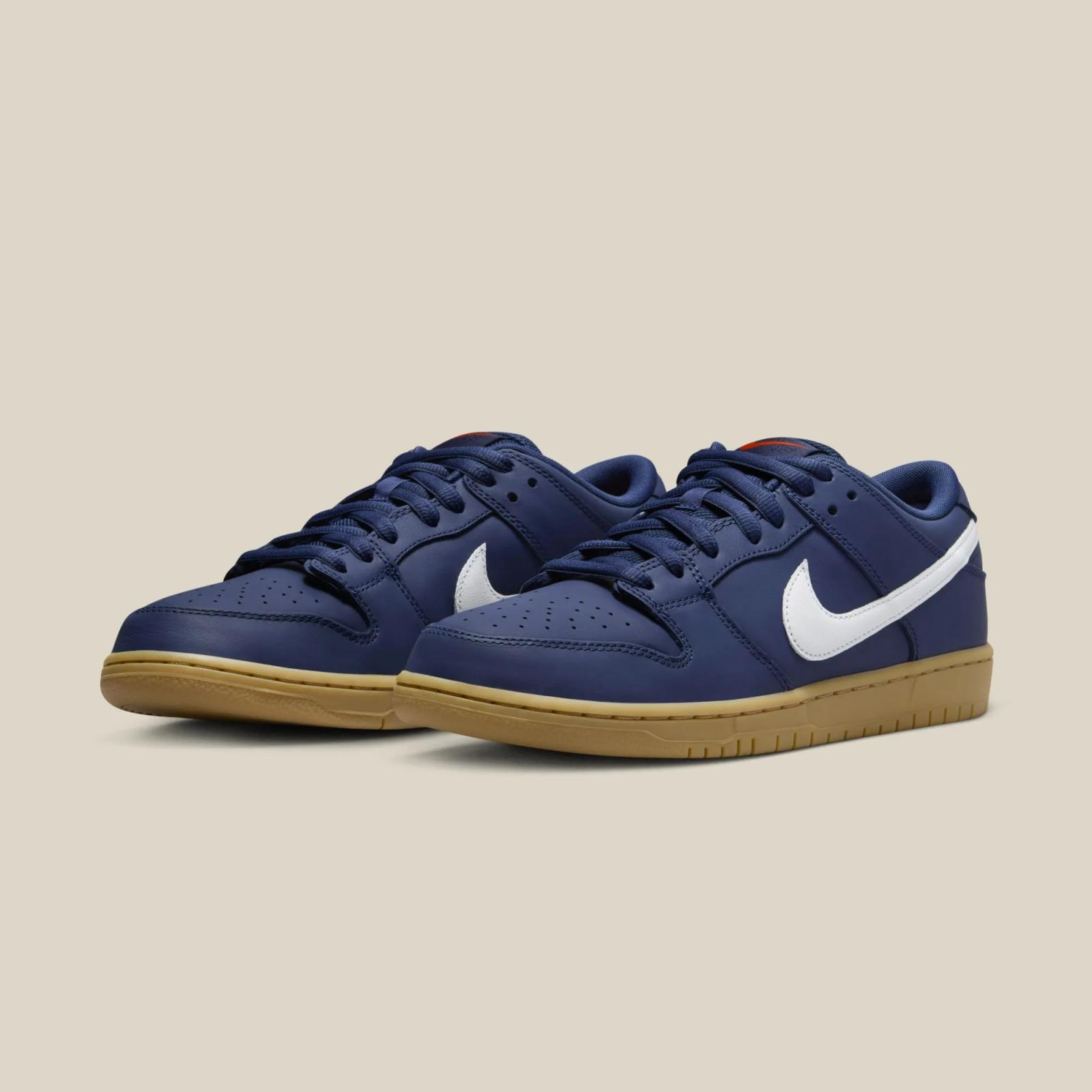 Nike SB Dunk Low Pro ISO Navy Gum FJ1674-400