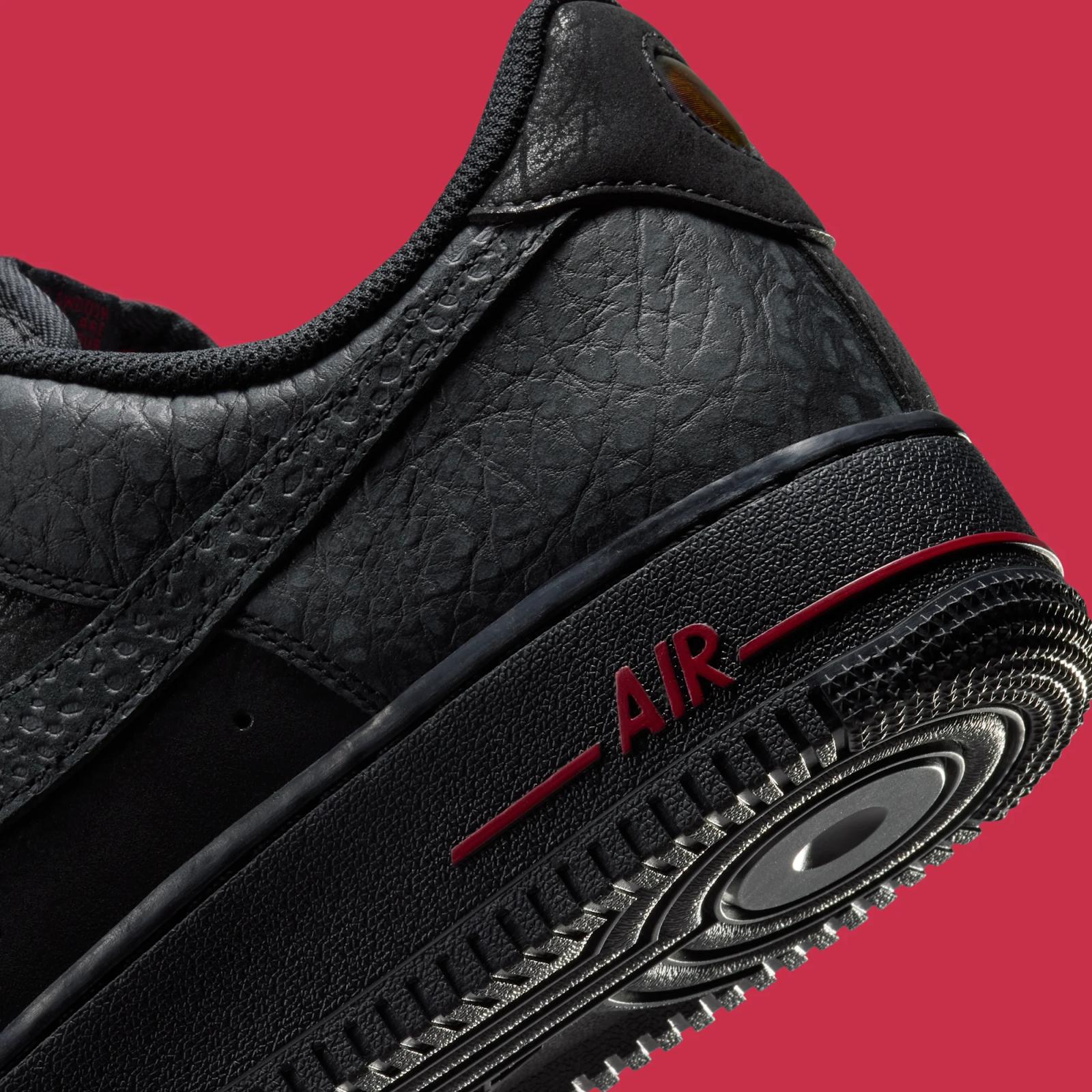 Nike Air Force 1 Low "Black & Tough Red" drops in 2026