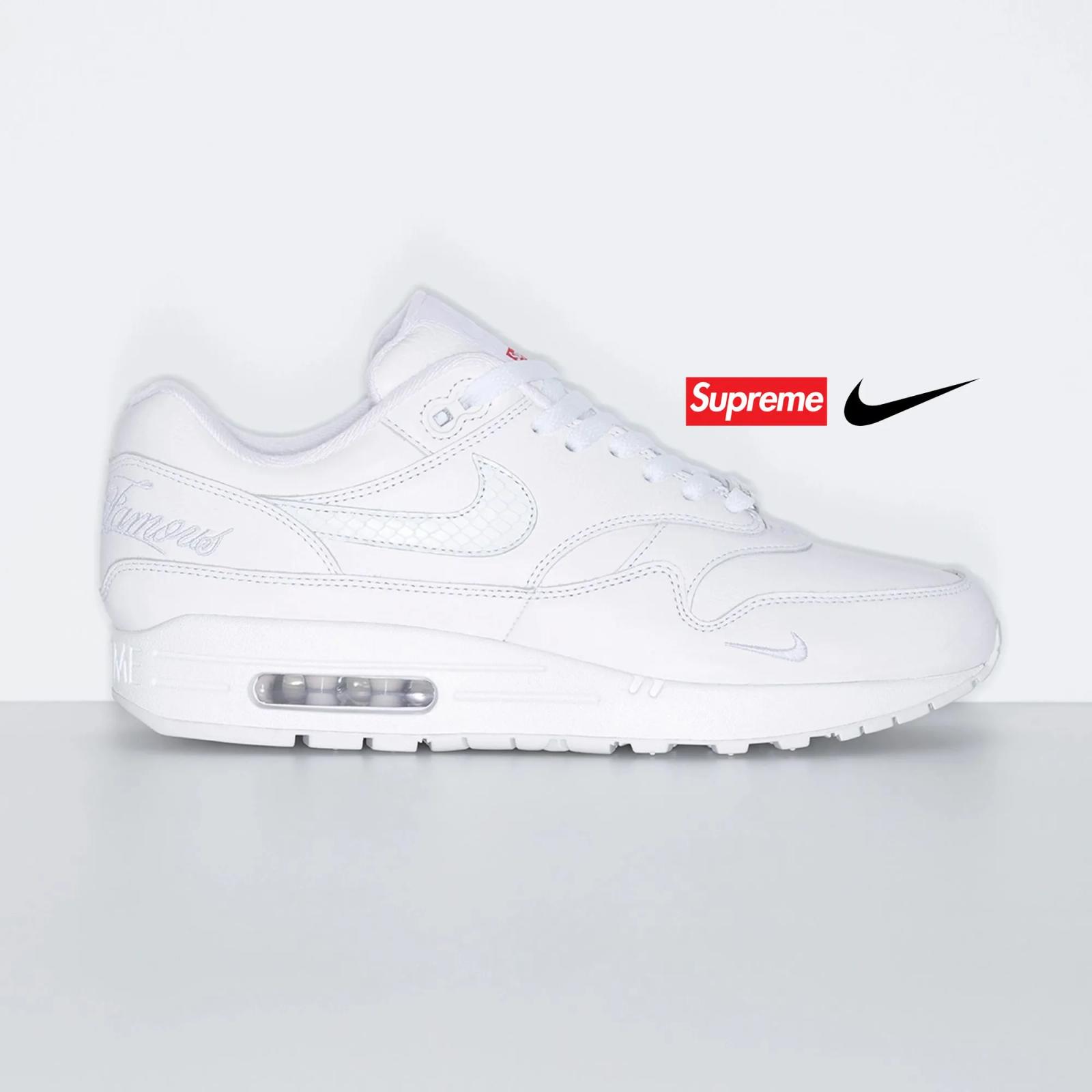 Supreme x Nike Air Max 1 ’87 SP “White”