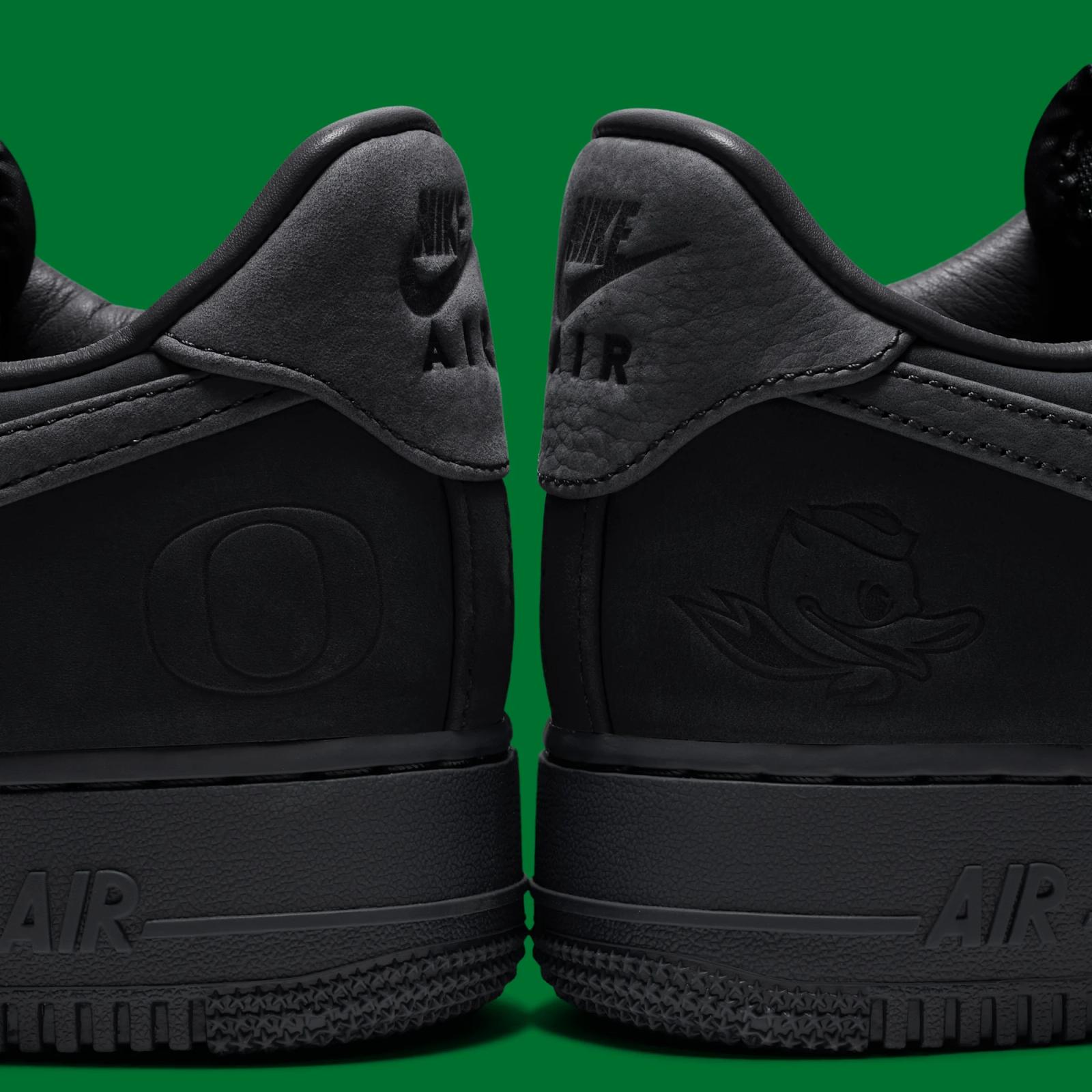 University of Oregon x Nike Air Force 1 Low "Black" drops October 26th, 2026