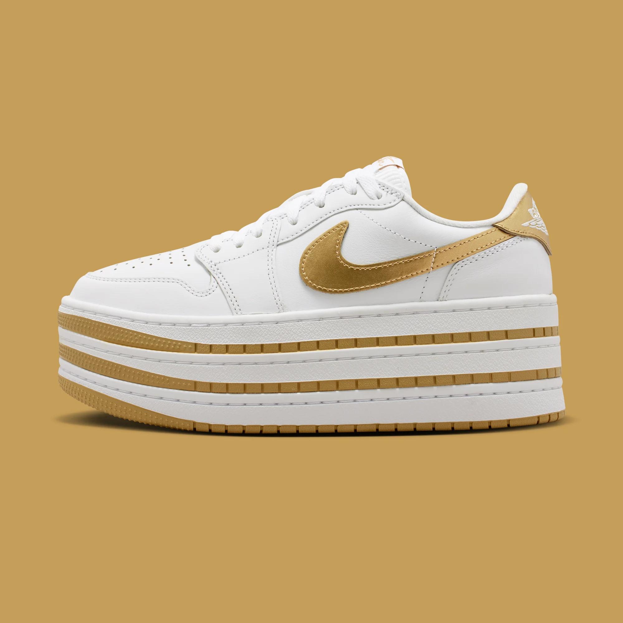 Air Jordan 1 Triple Stack SE "White & Metallic Gold" drops in 2026