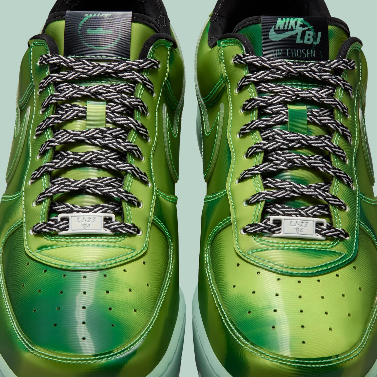 LeBron James Nike Air Force 1 PRM "Voltage Green" release date February 27, 2026