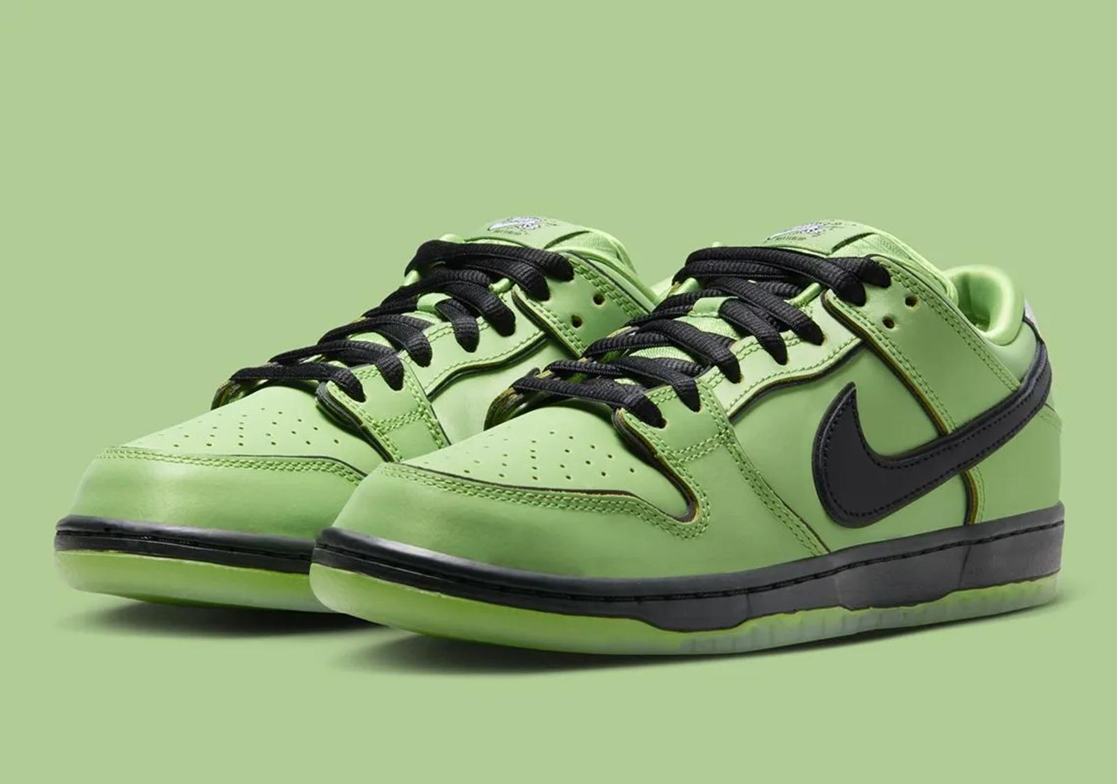 Powerpuff Girls x Nike SB Dunk Low Pro Buttercup