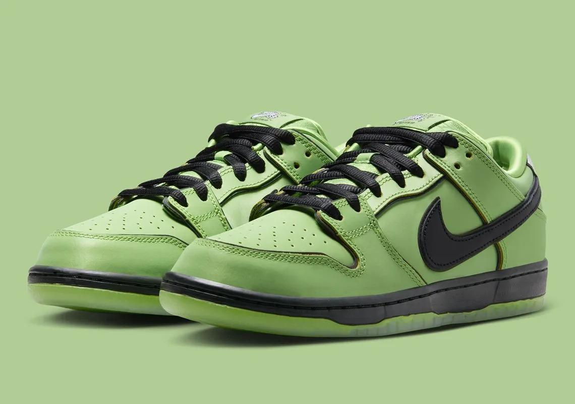 Powerpuff Girls x Nike SB Dunk Low Pro Buttercup