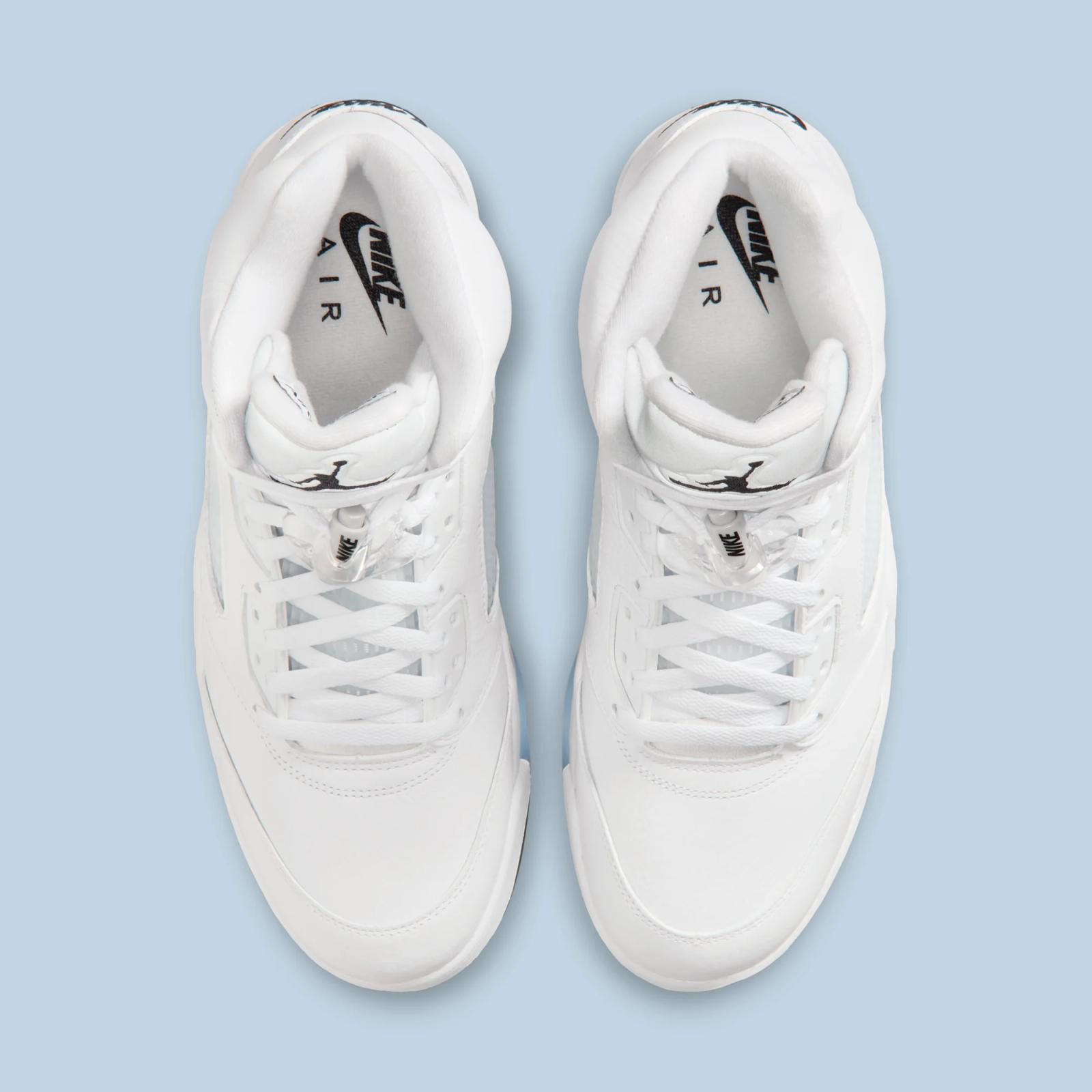 Air Jordan 5 Retro “White & Metallic Silver” releasing in 2026