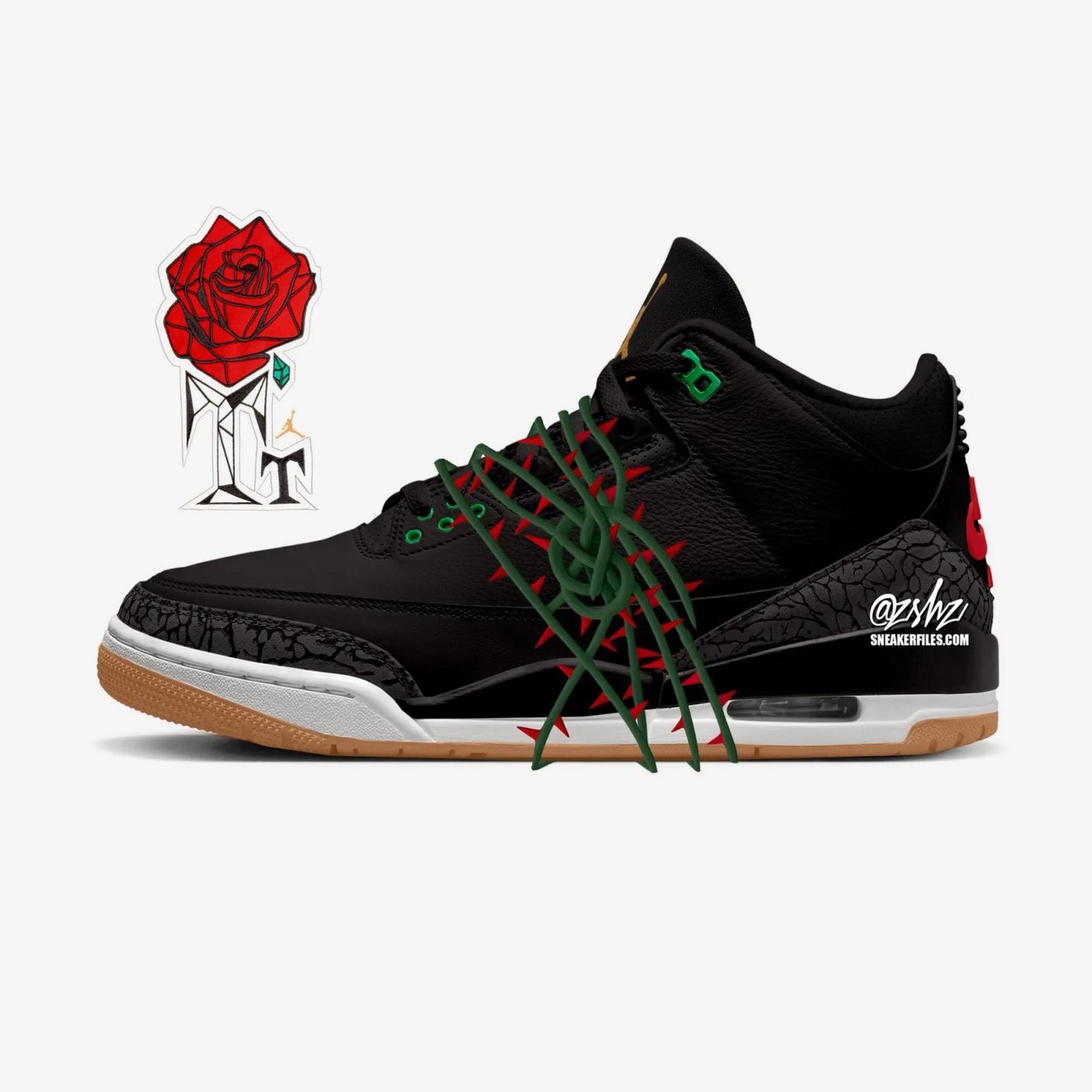 Teyana Taylor x Air Jordan 3 OG SP “Fire Red / Victory Green”