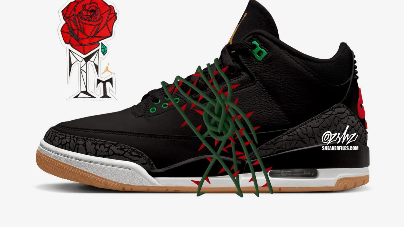Teyana Taylor x Air Jordan 3 OG SP “Fire Red / Victory Green”
