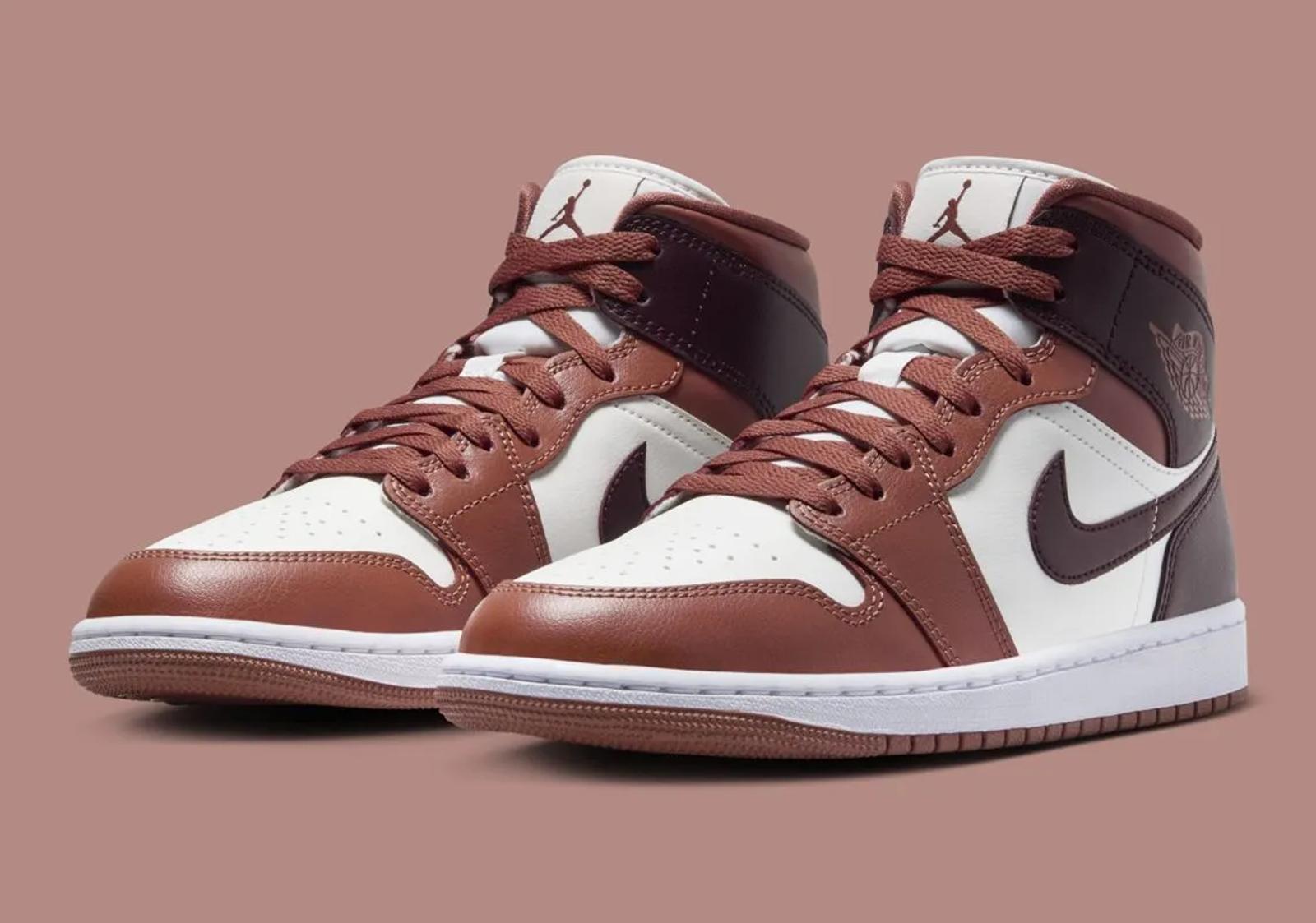 Air Jordan 1 Mid WMNS Dusty Peach