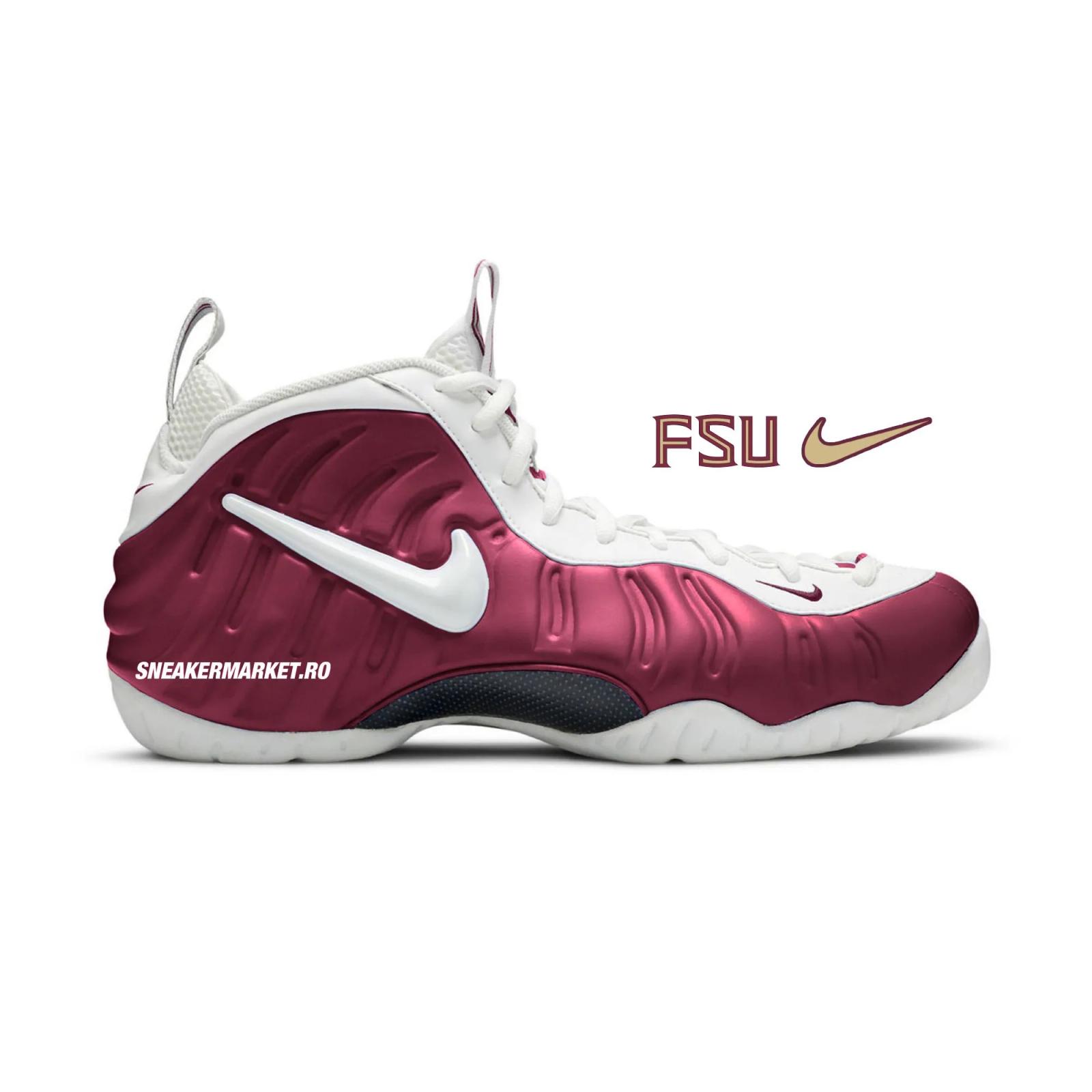 Nike Air Foamposite Pro College Football Pack FSU Florida State University IX2095-600