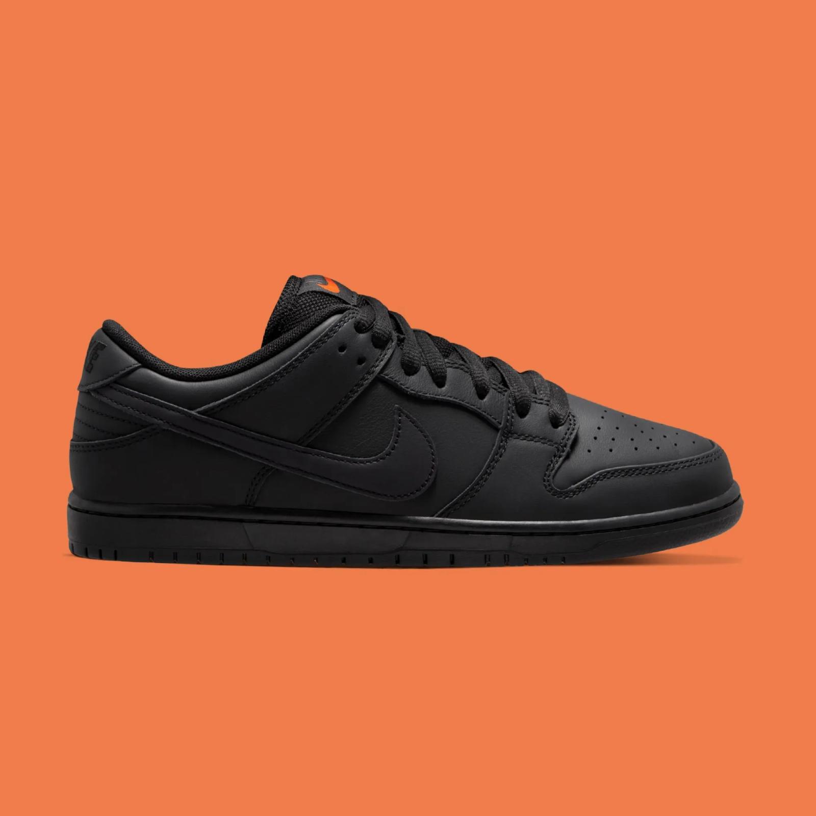 Nike SB Dunk Low Pro ISO Triple Black FJ1674-001