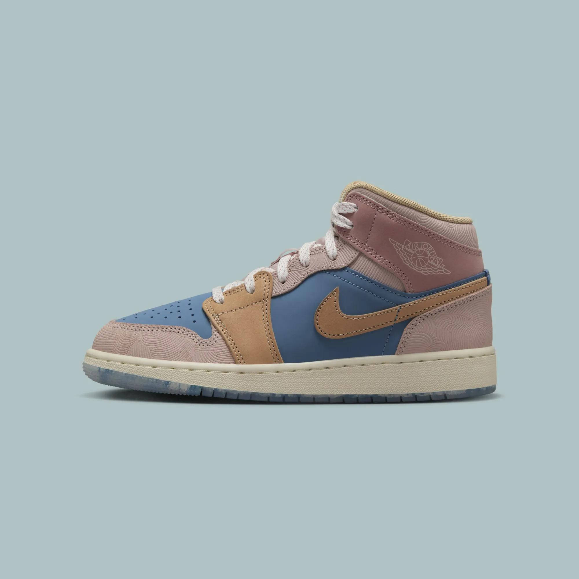 Air Jordan 1 Mid GS Aegean Storm