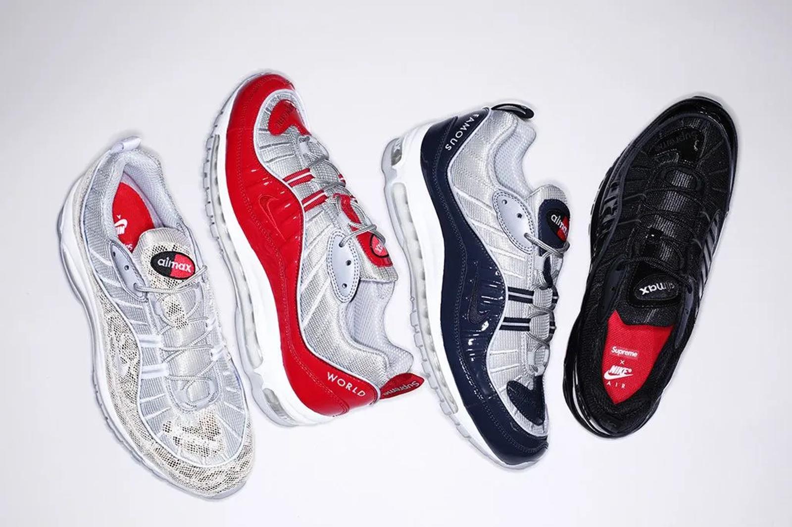 Supreme x Nike Air Max 98 (lansați în 2016)