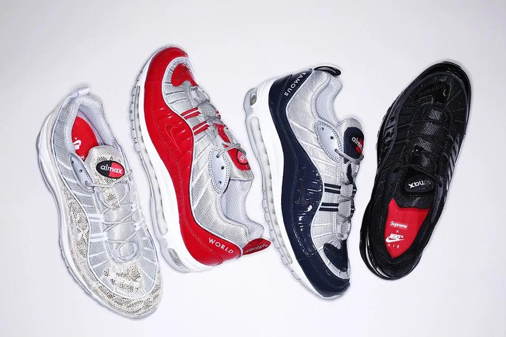 Supreme x Nike Air Max 98 (lansați în 2016)