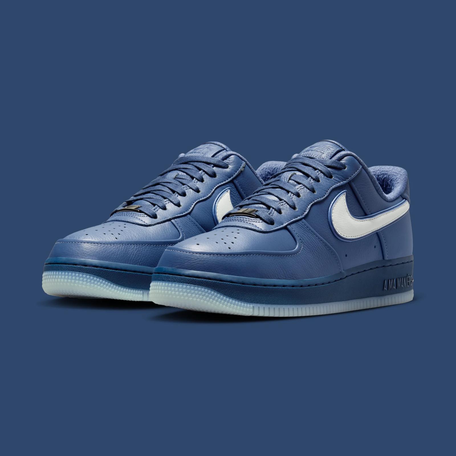A Ma Maniere x Nike Air Force 1 Low "Diffused Blue" drops in 2026