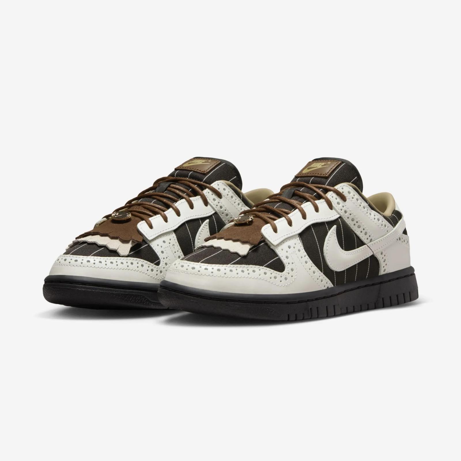Nike Dunk Low LX Brogue Pinstripe 2024 Restock FV3642-010