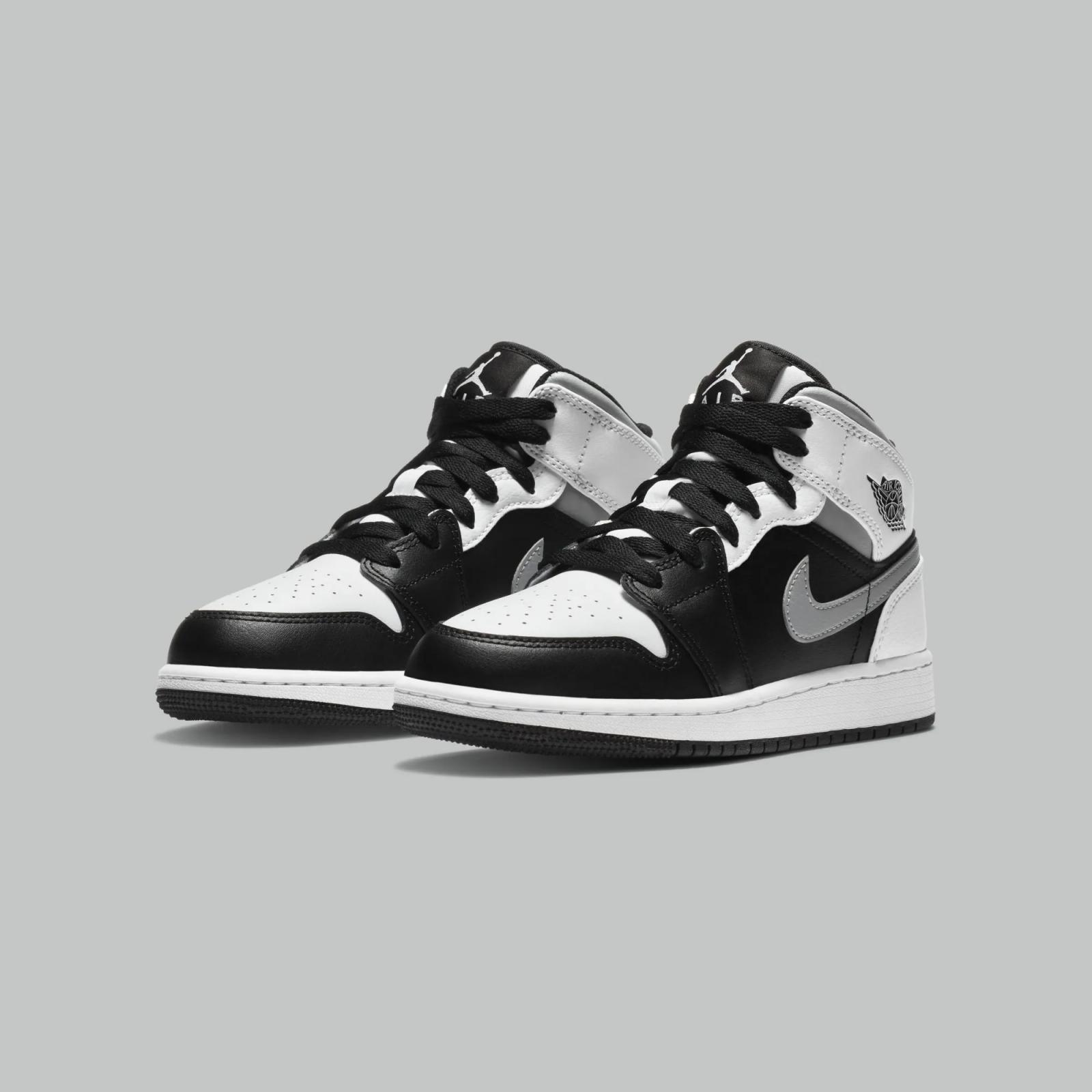 Air Jordan 1 Mid GS White Shadow 2025 Restock 554725-073