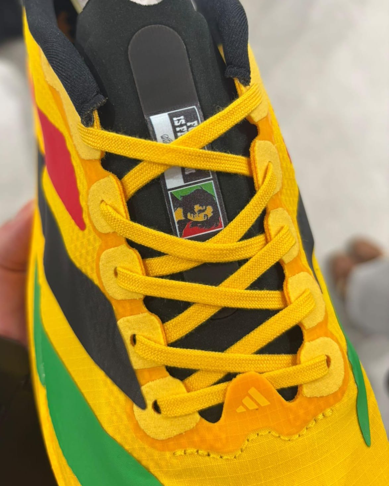 Bob Marley x Adidas Adizero SL releasing in 2026