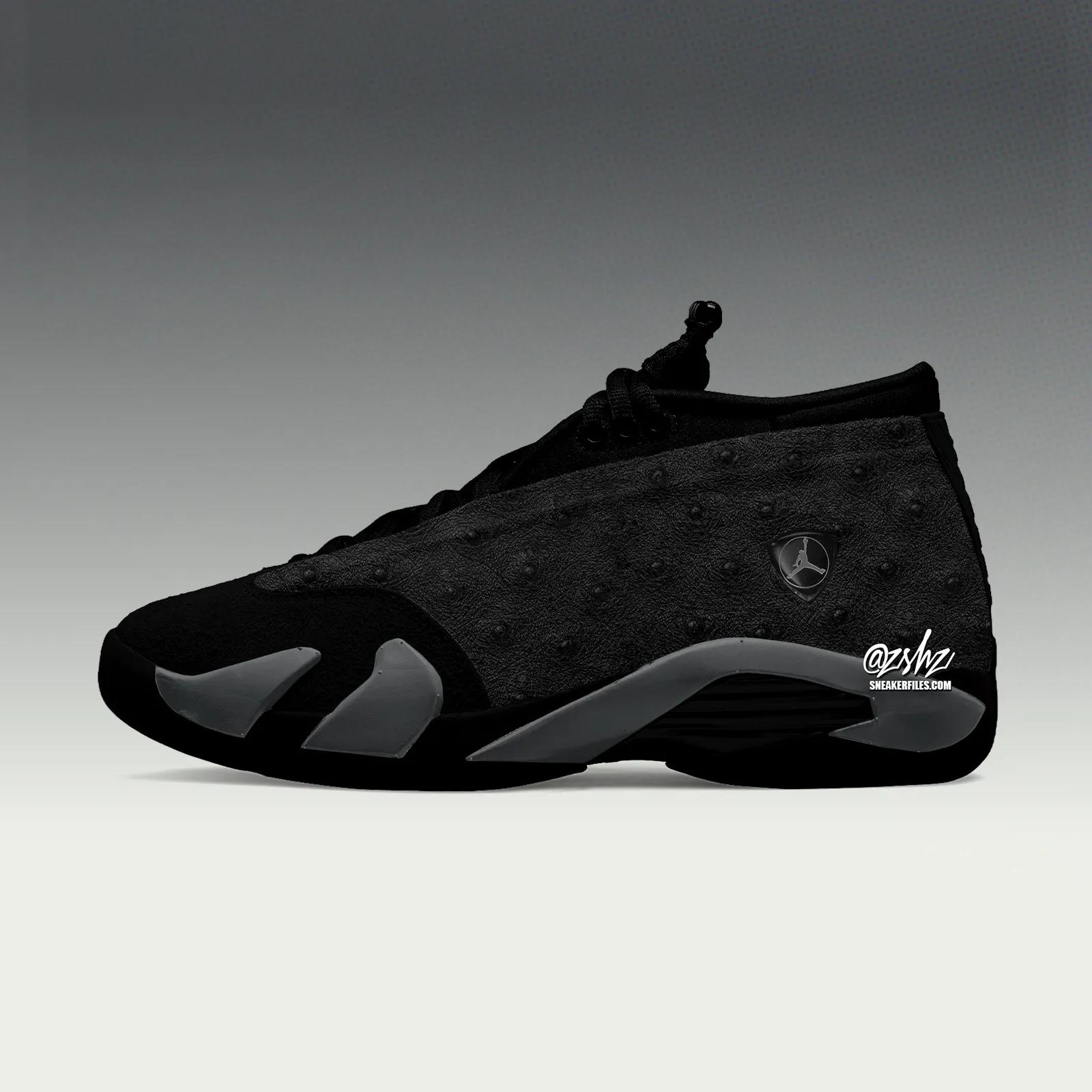 Air Jordan 14 Low OG SP "Black Pack" releases in 2026
