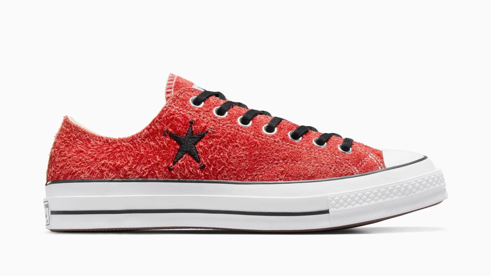 Stussy x Converse Chuck 70 Low Poppy Red