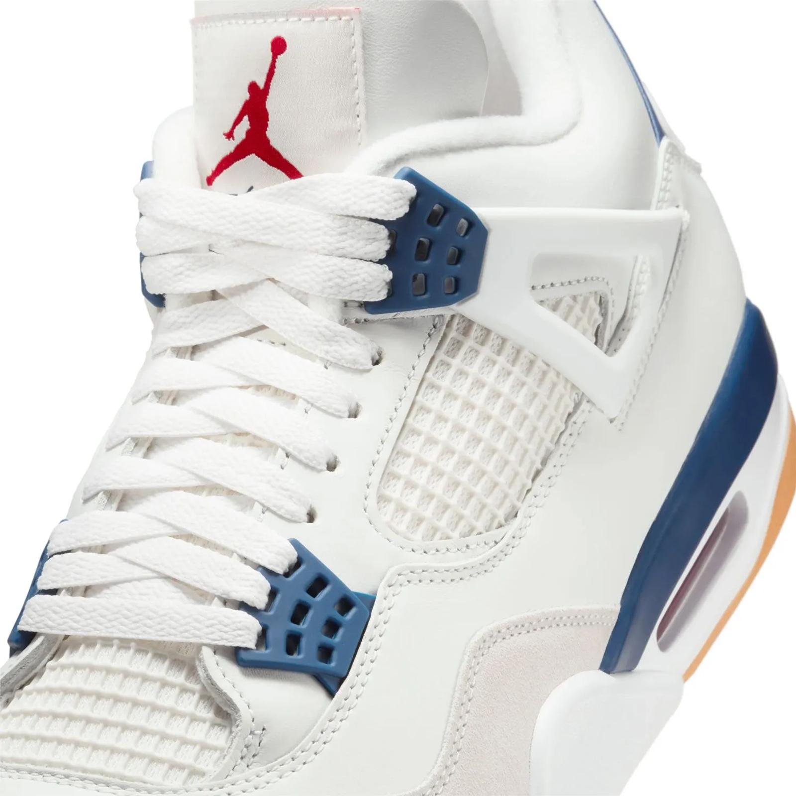 Nike SB x Air Jordan 4 Retro White / Navy DR5415-100 Release Date Europe April 2025