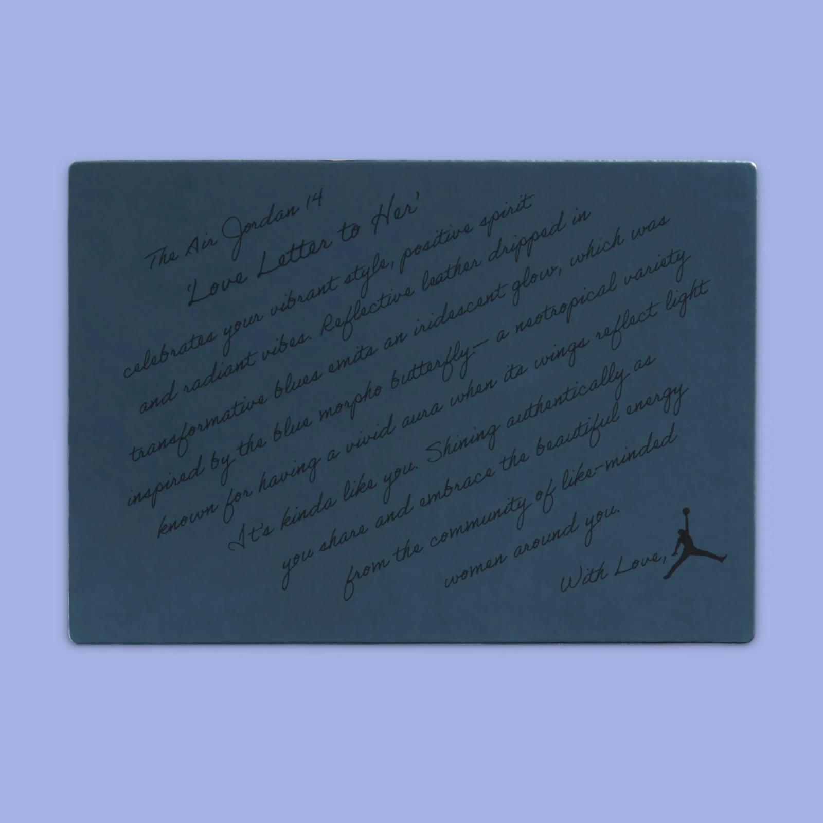 Air Jordan 14 Retro Low Love Letter
