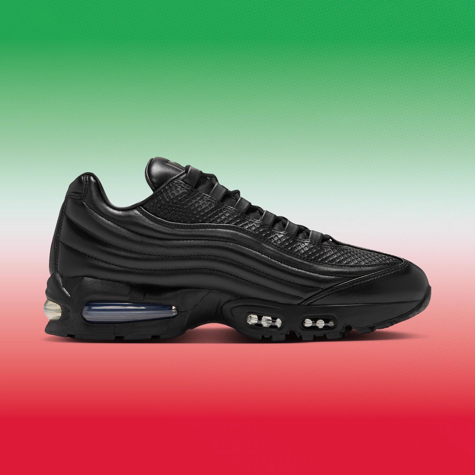 One Block Down x Nike Air Max 95 Big Bubble Lux "Black" drops in 2026
