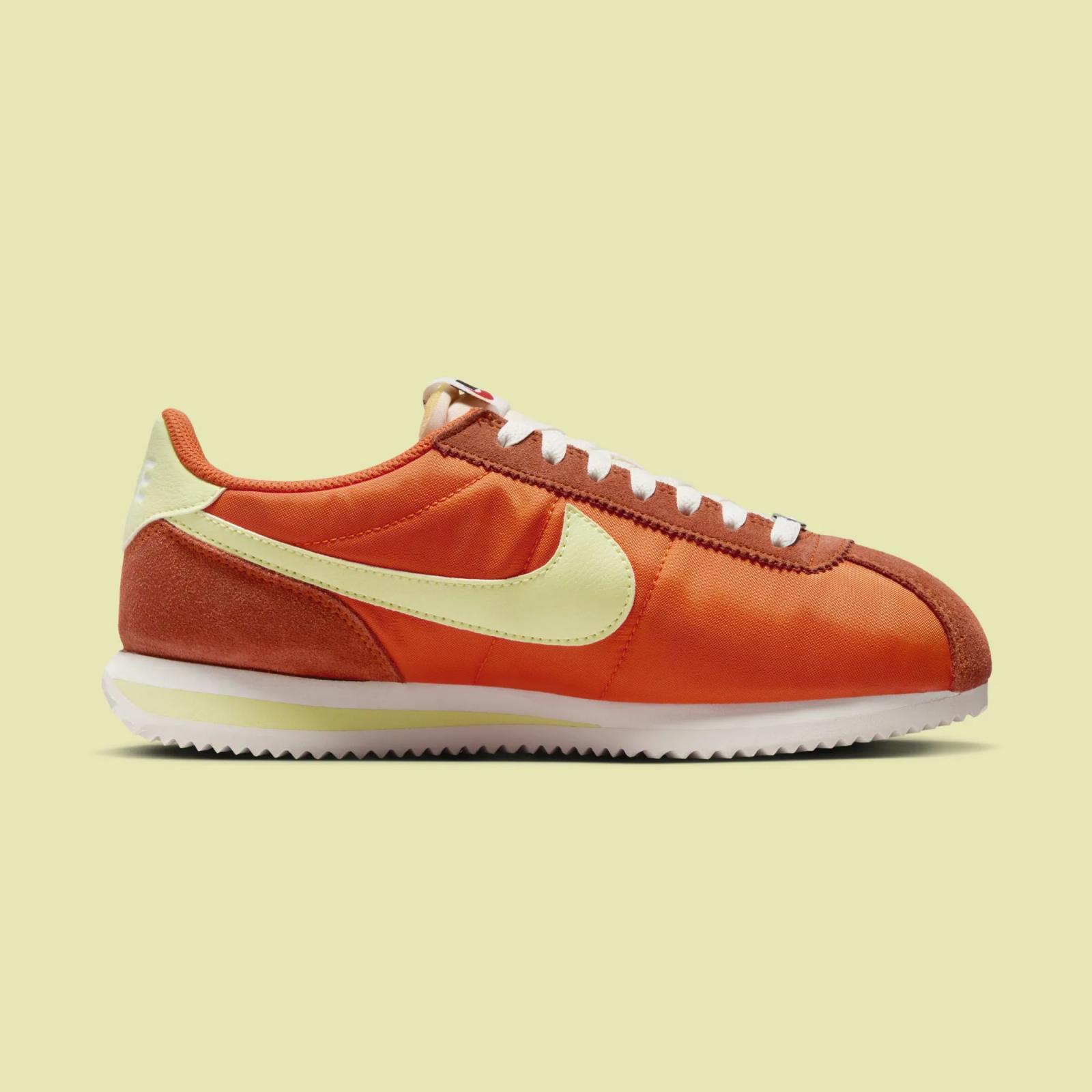 Nike Cortez Textile Safety Orange / Life Lime HJ9612-800